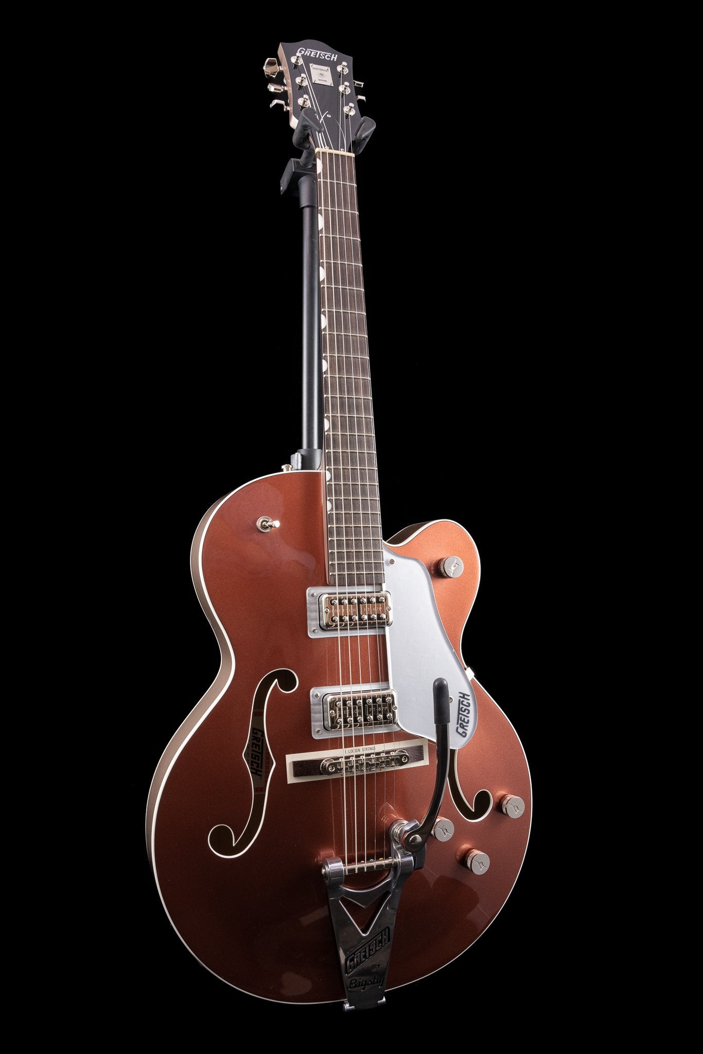 Gretsch G6118T Players Edition Anniversary in Two-Tone Copper Metallic/Sahara Metallic