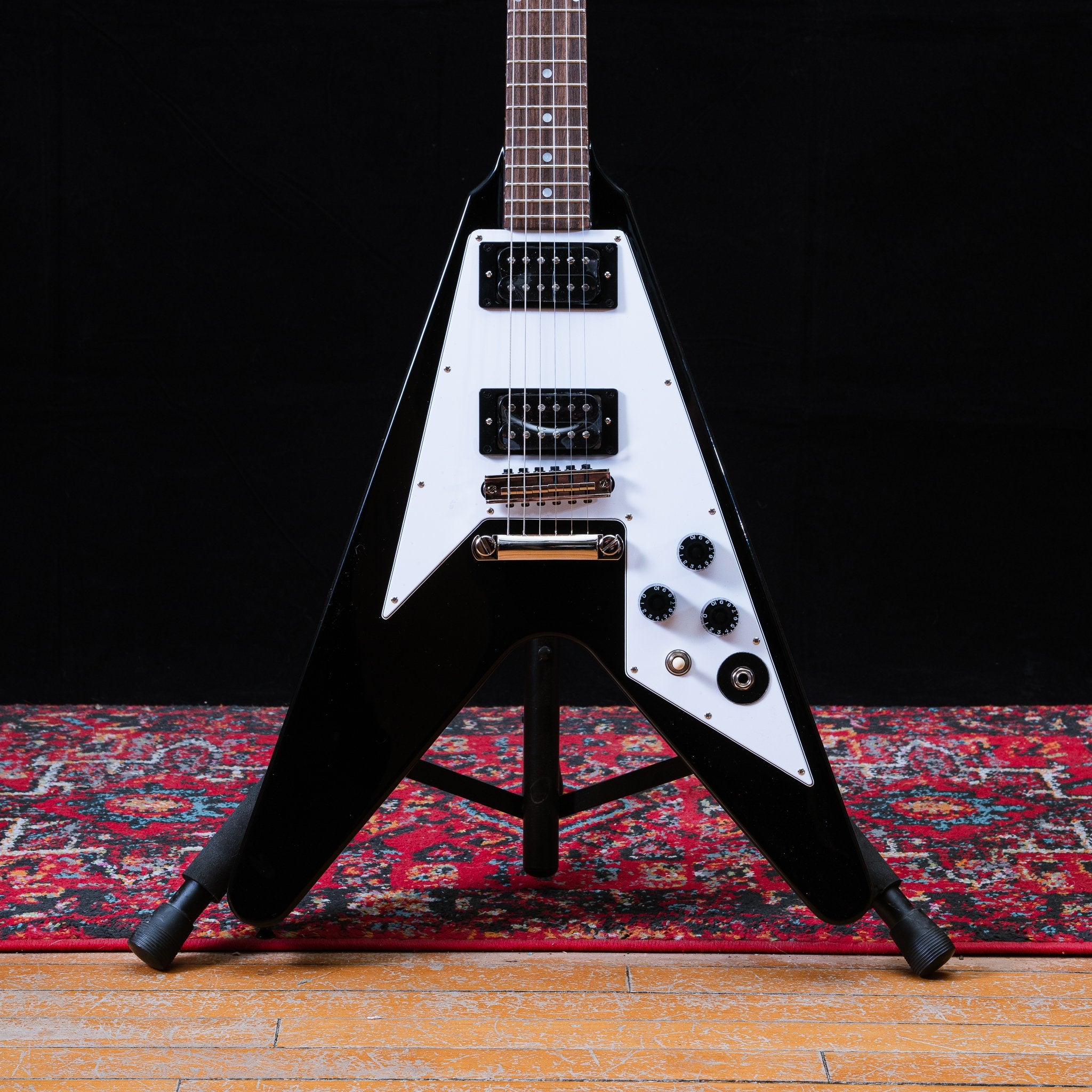 Epiphone Kirk Hammett 1979 Flying V in Ebony