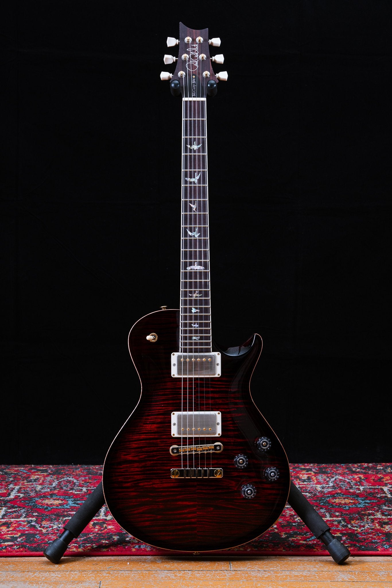 PRS McCarty 594 '10-Top' Singlecut in Fire Red Burst