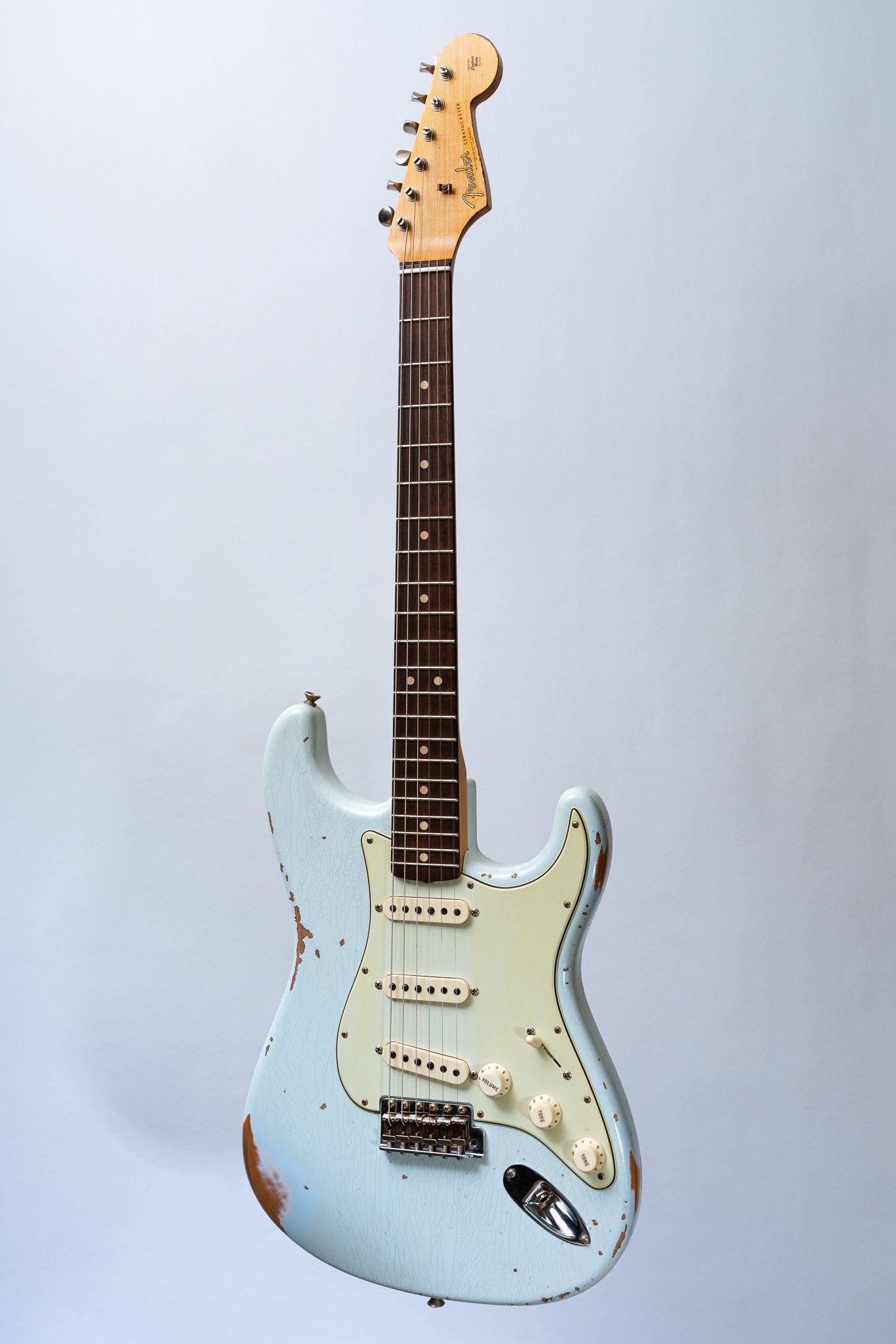 Fender Custom Shop LTD '63 Stratocaster Heavy Relic in Faded Aged Sonic Blue