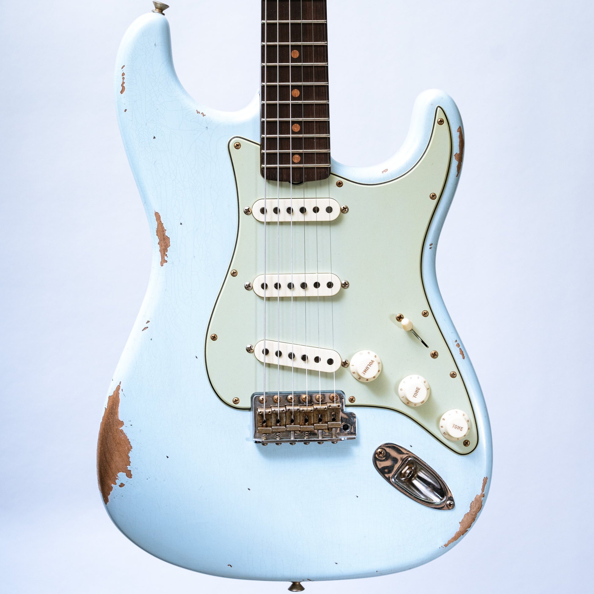 Fender Custom Shop LTD '63 Strat Relic in Super Faded Aged Sonic Blue