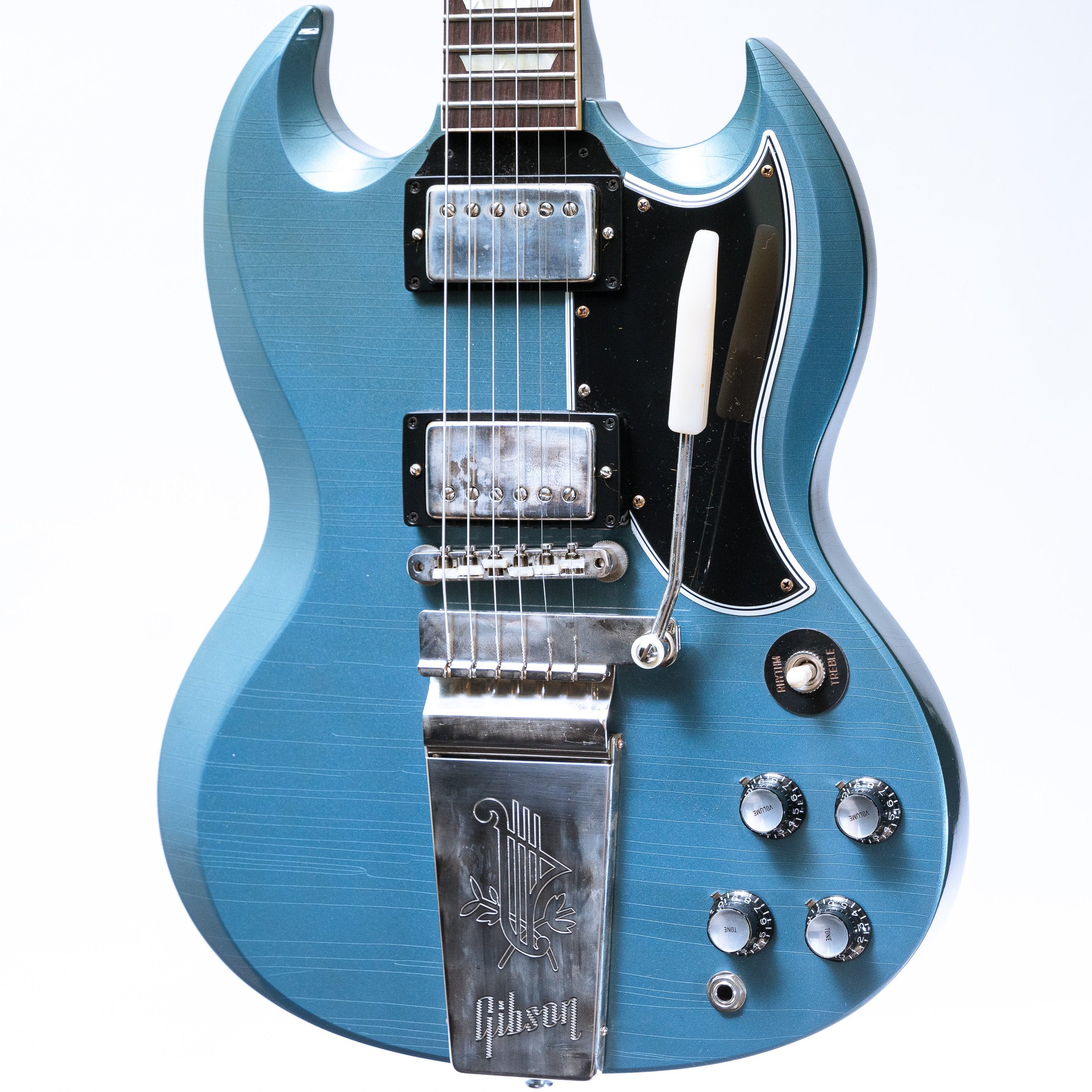 Gibson Murphy Lab Ultra Light Aged '64 SG Standard w/ Maestro Vibrola in Pelham Blue