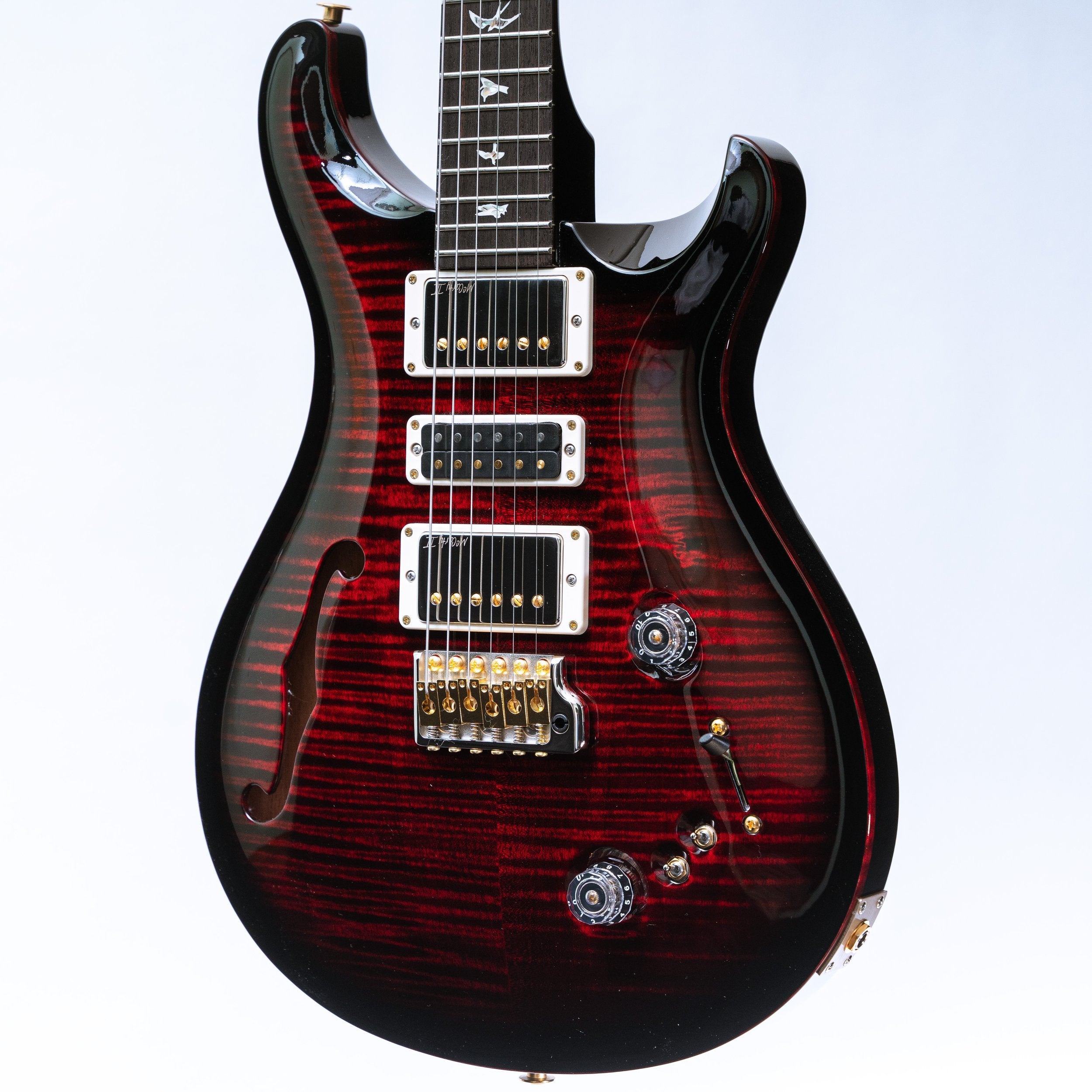 PRS Special Semi-Hollow 10-Top in Fire Red Smokeburst