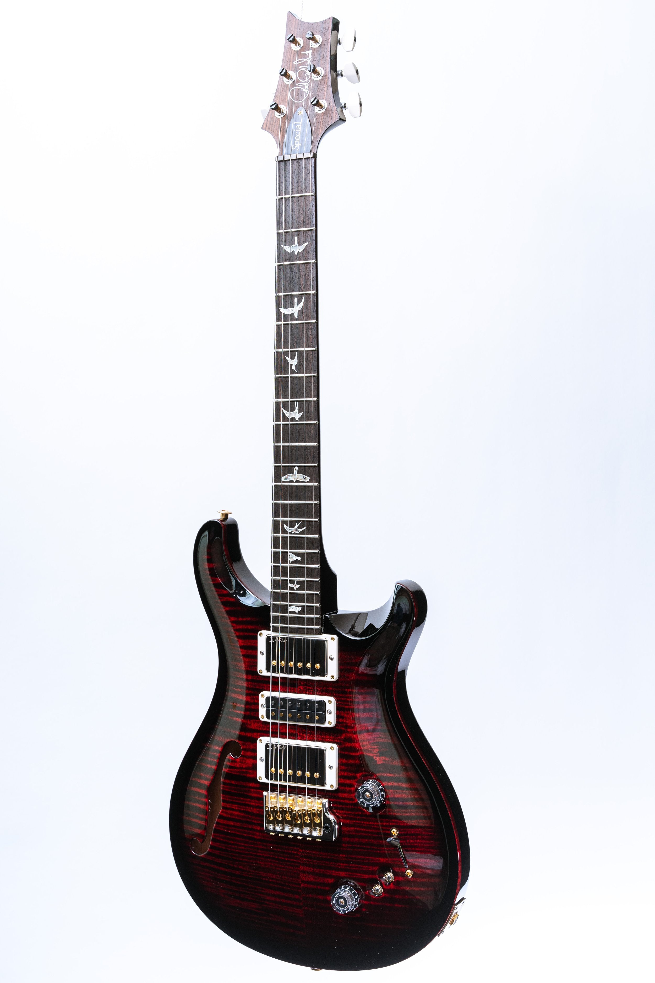 PRS Special Semi-Hollow 10-Top in Fire Red Smokeburst