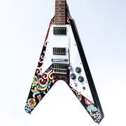 Epiphone Jimi Hendrix "Love Drops" Flying V in Ebony