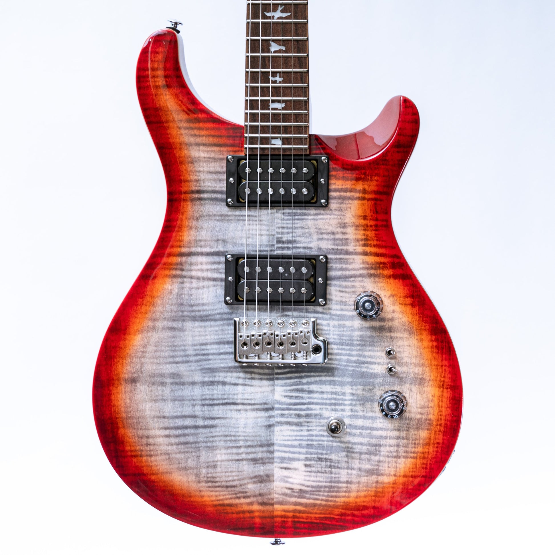 PRS SE Custom 24-08 in Charcoal Cherry Burst