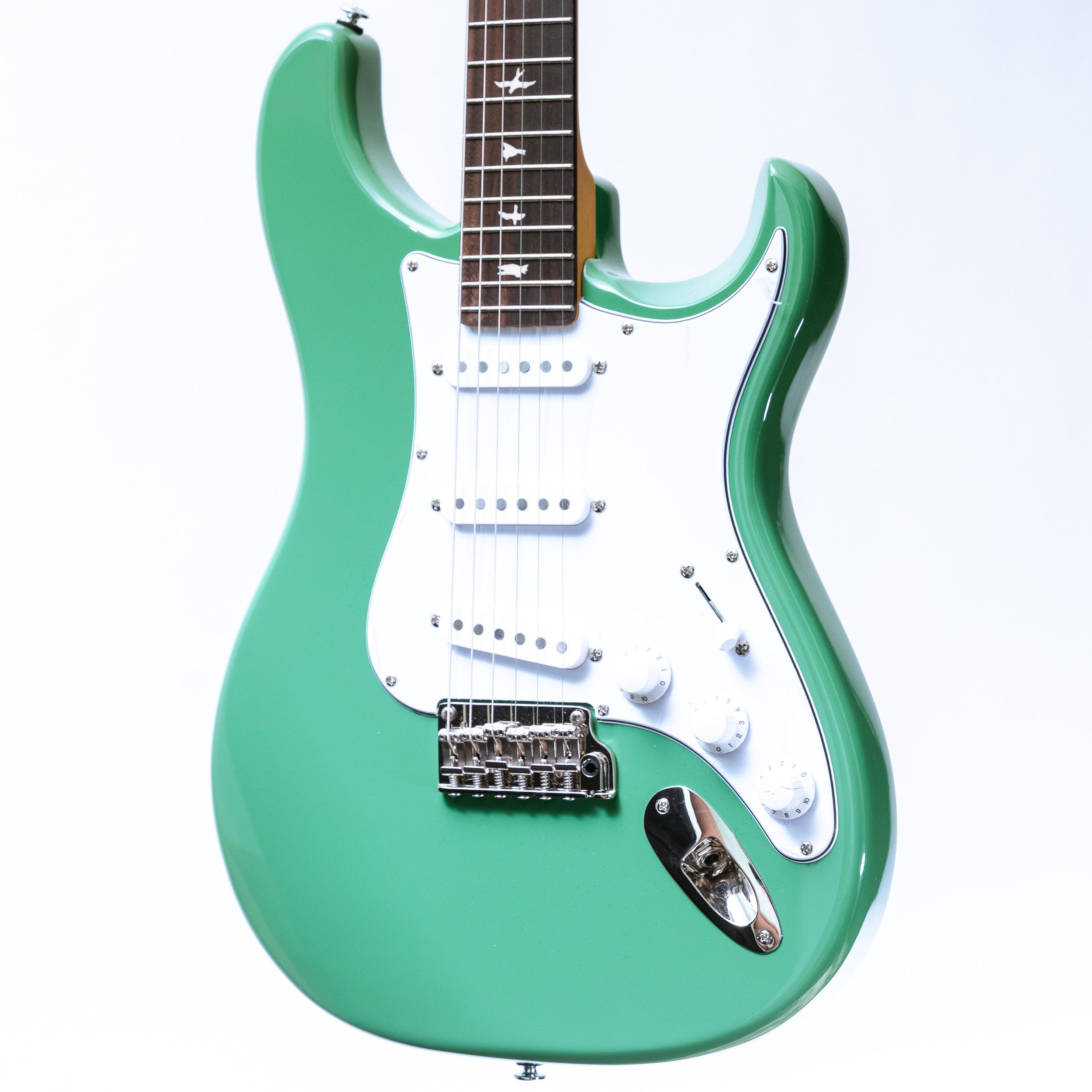 PRS SE Silver Sky in Evergreen
