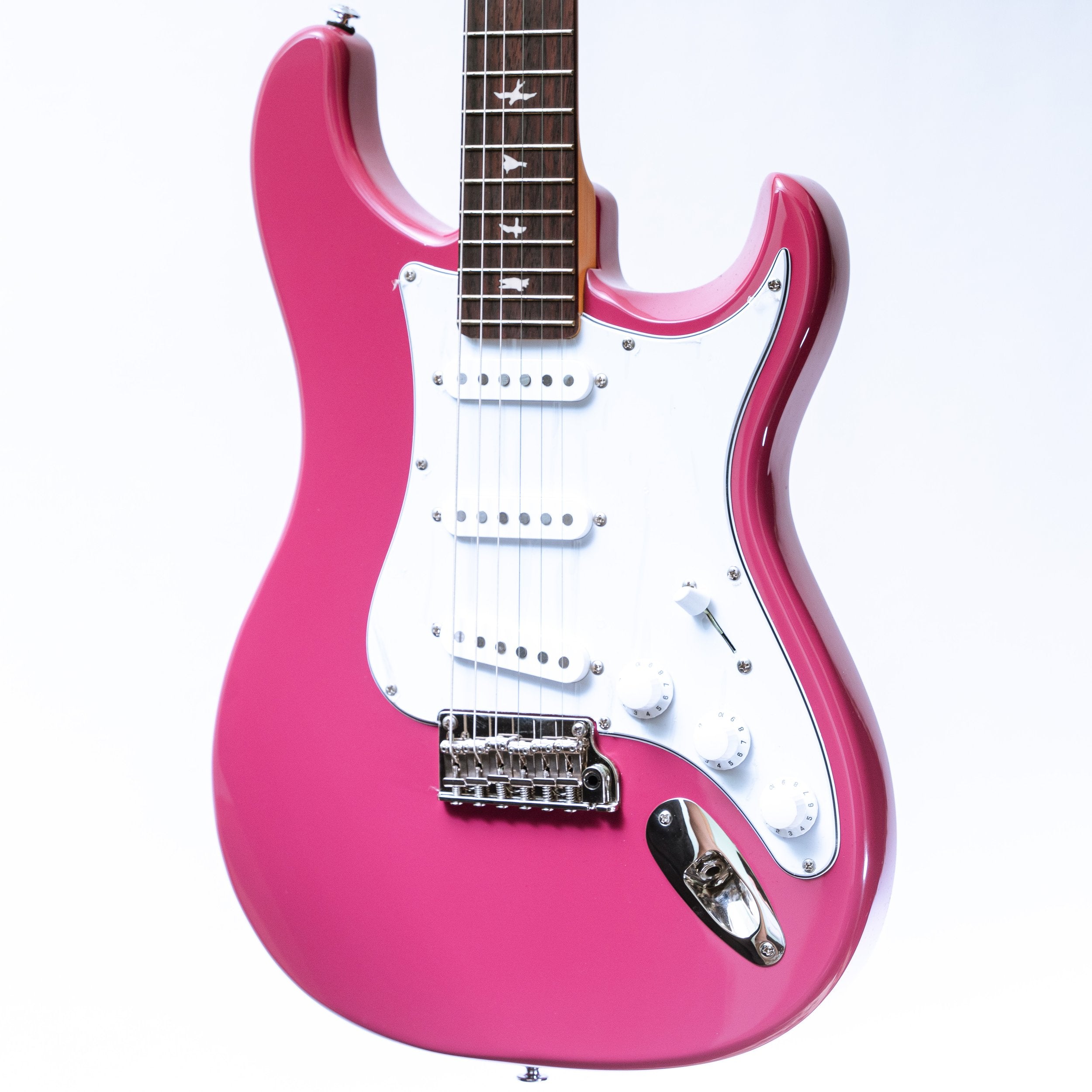 PRS SE Silver Sky in Dragonfruit