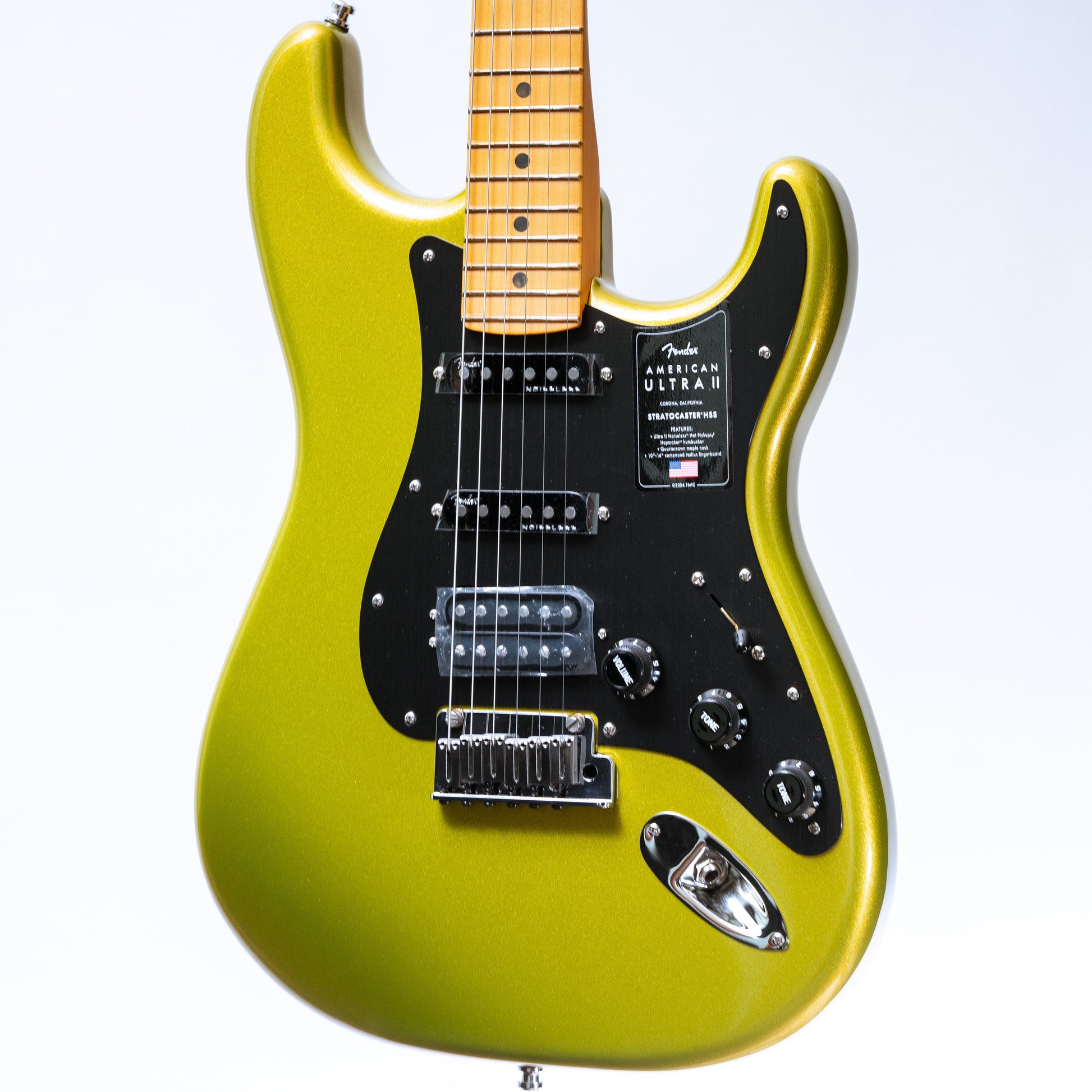Fender American Ultra II Stratocaster HSS in Solar Flare