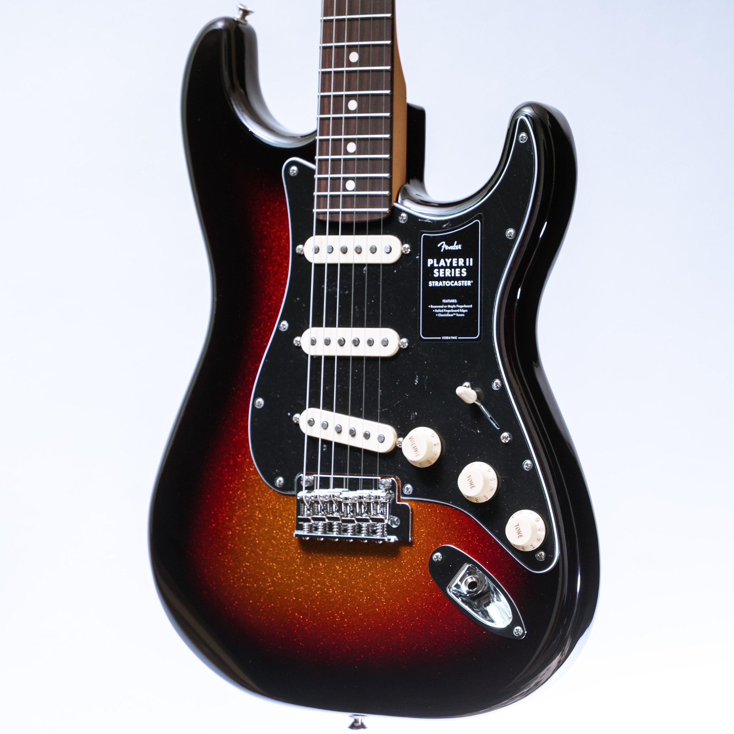 Fender LTD Player II Stratocaster in Sparkle 3-Color Sunburst