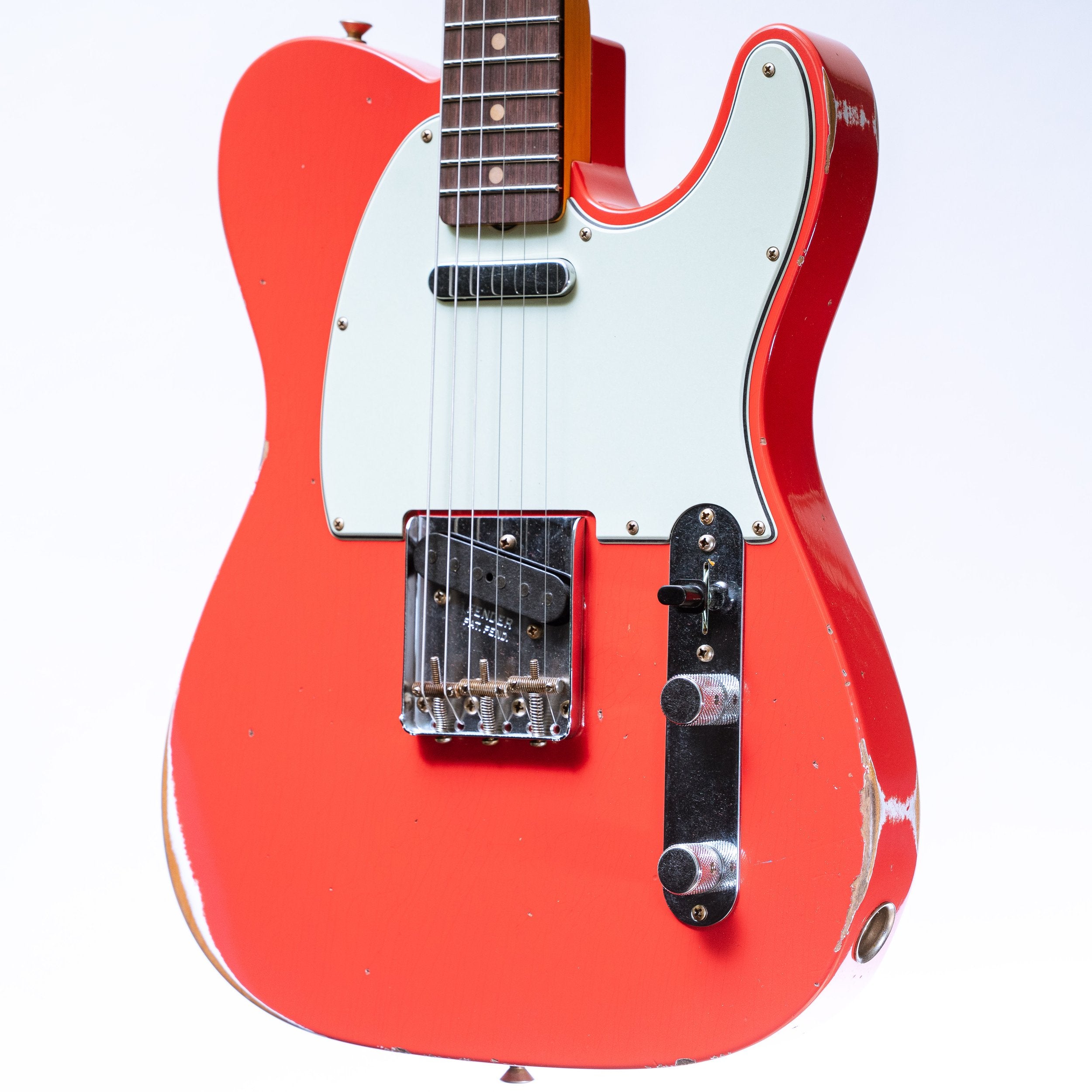 Fender Custom Shop '63 Telecaster Relic in Fiesta Red – Lidgett Music