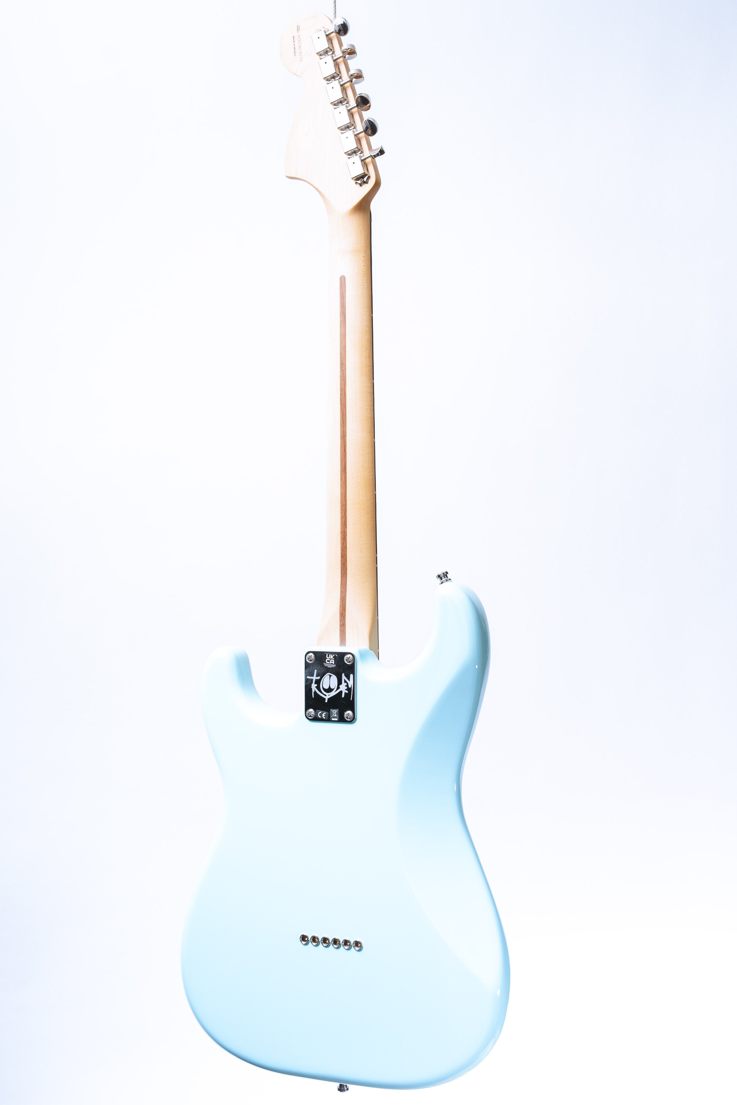 Fender Tom Delonge Stratocaster in Daphne Blue, Pre-Owned