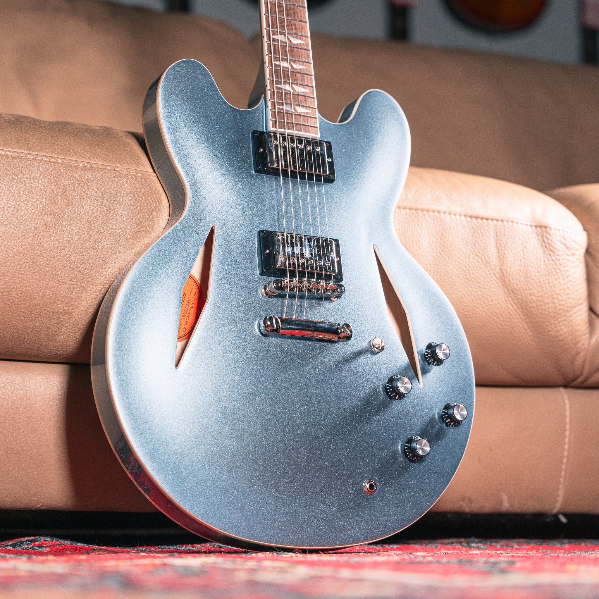 Epiphone Dave Grohl Signature DG-335 in Pelham Blue – Lidgett Music