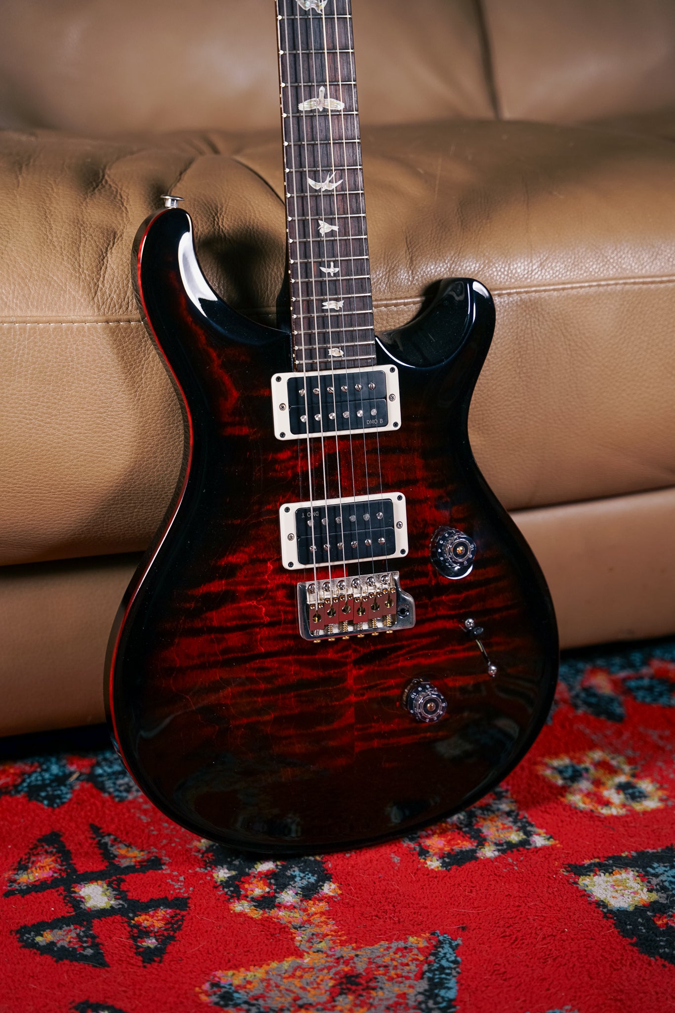 PRS Custom 24 in Fire Smokeburst