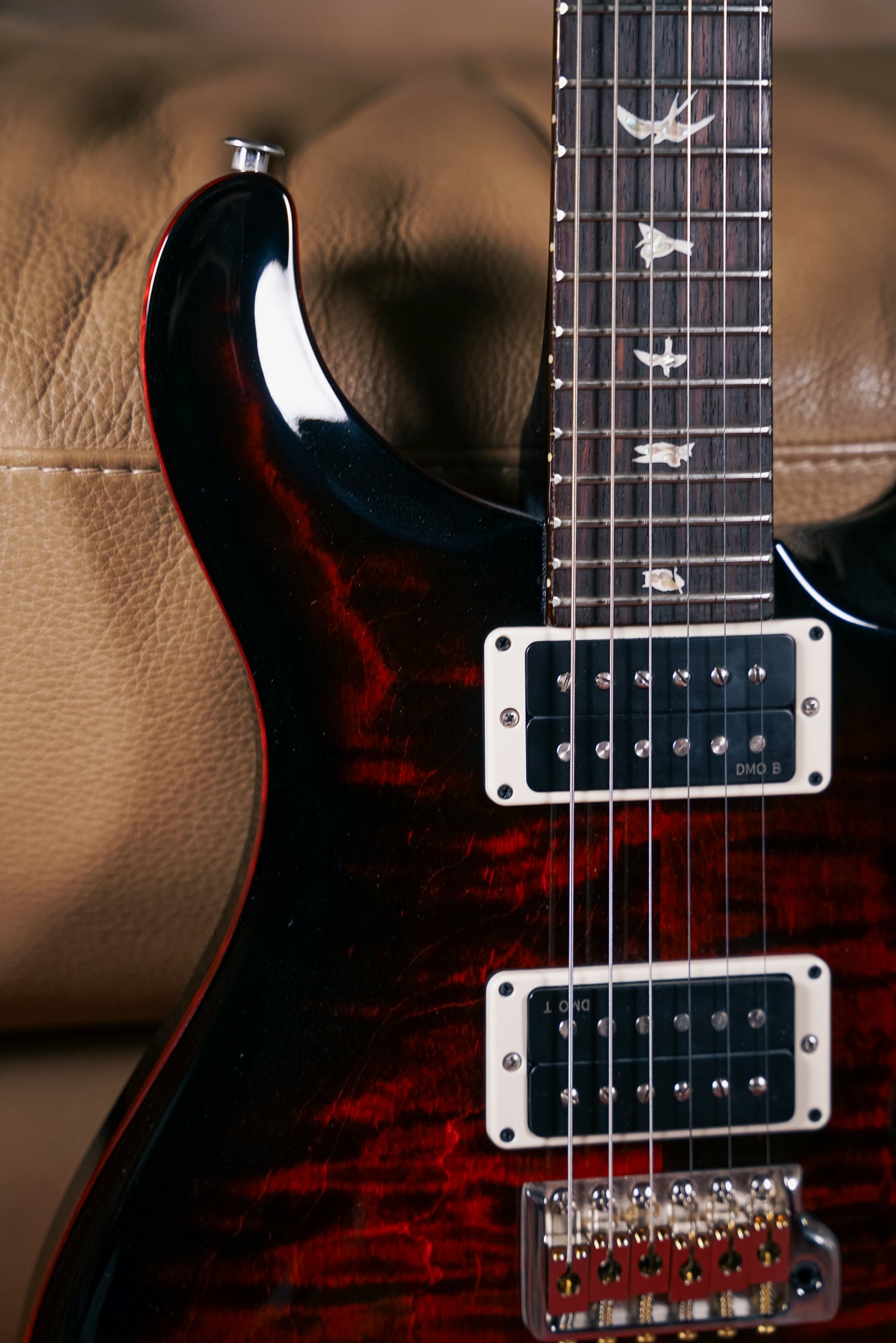 PRS Custom 24 in Fire Smokeburst