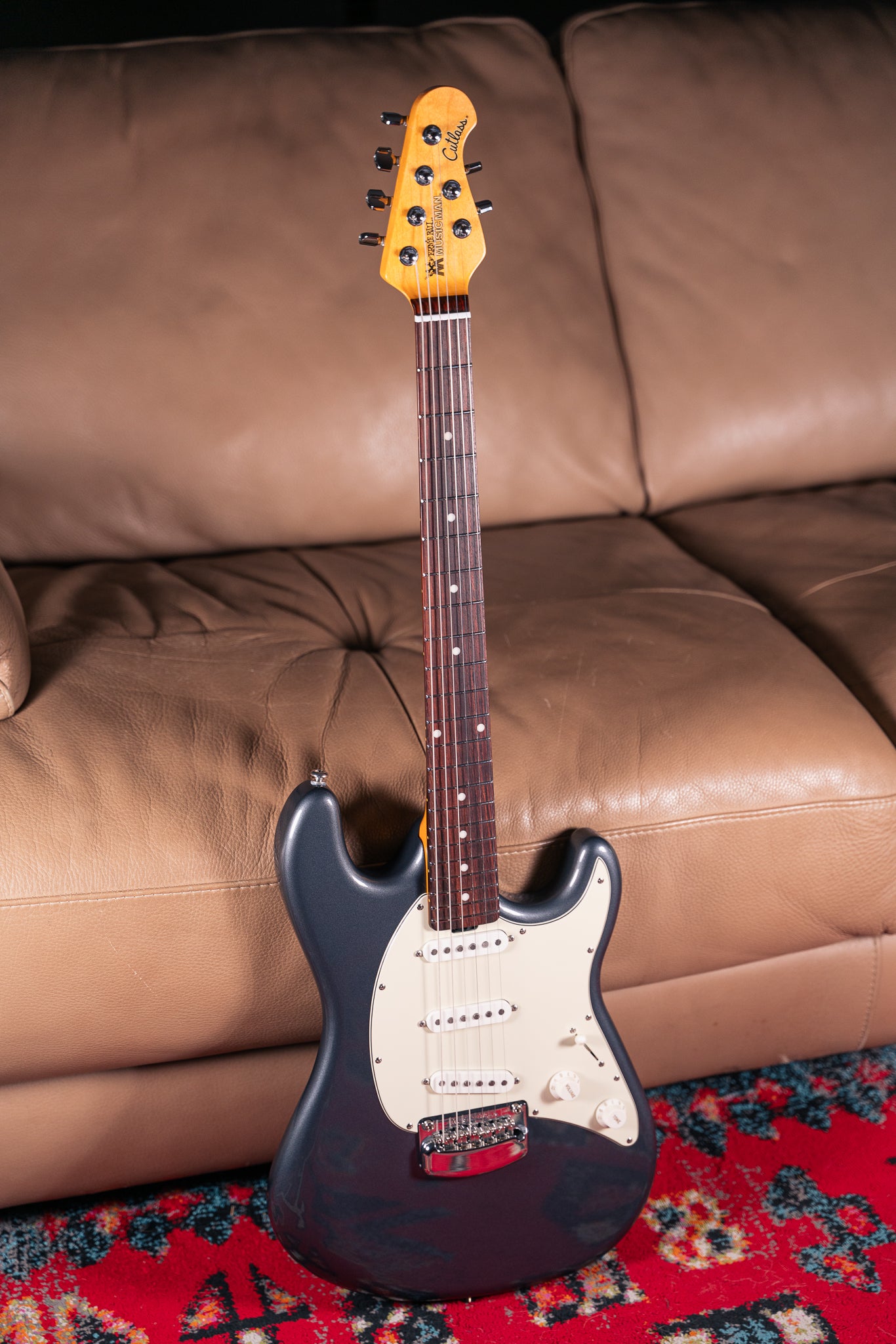Ernie Ball Music Man - 2017 - Cutlass SSS in Charcoal Frost