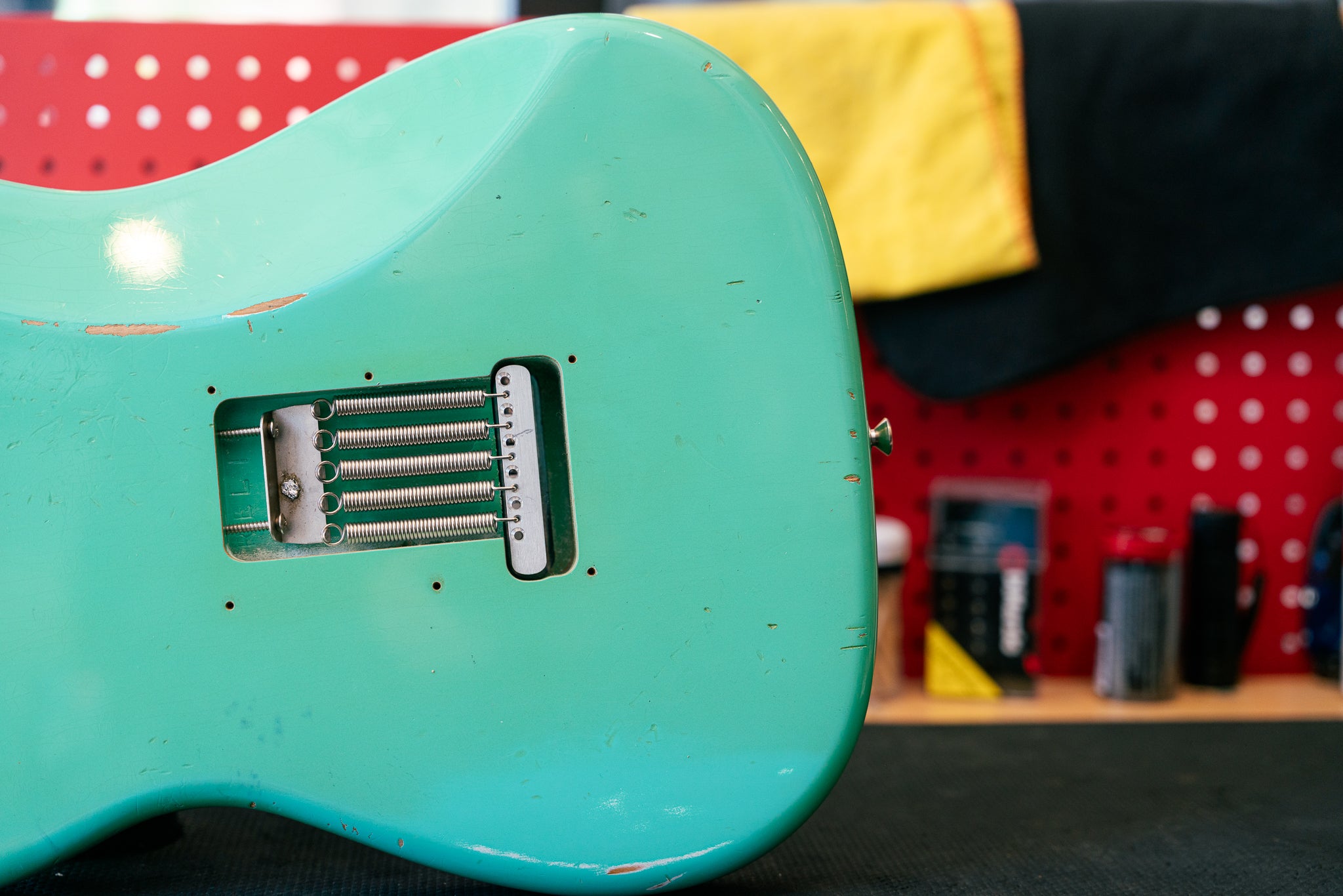 Fender Custom Shop Time Macine '60 Stratocaster Body Relic in Faded Sea Foam Green, Pre-Owned