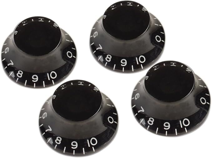 Gibson Top Hat Knobs Pack of 4 Black