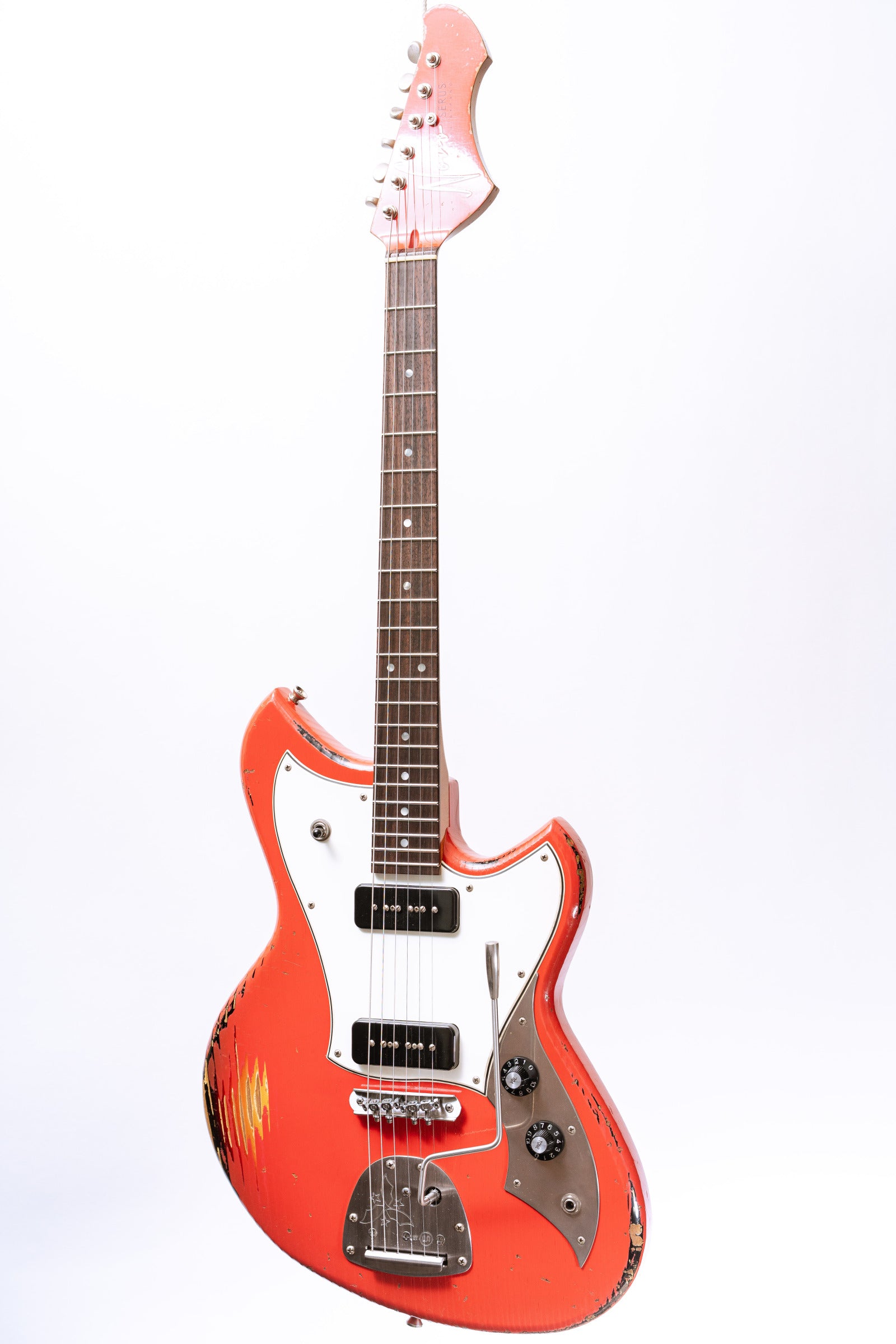 Novo Serus J in Fiesta Red over '64 3-Tone Burst