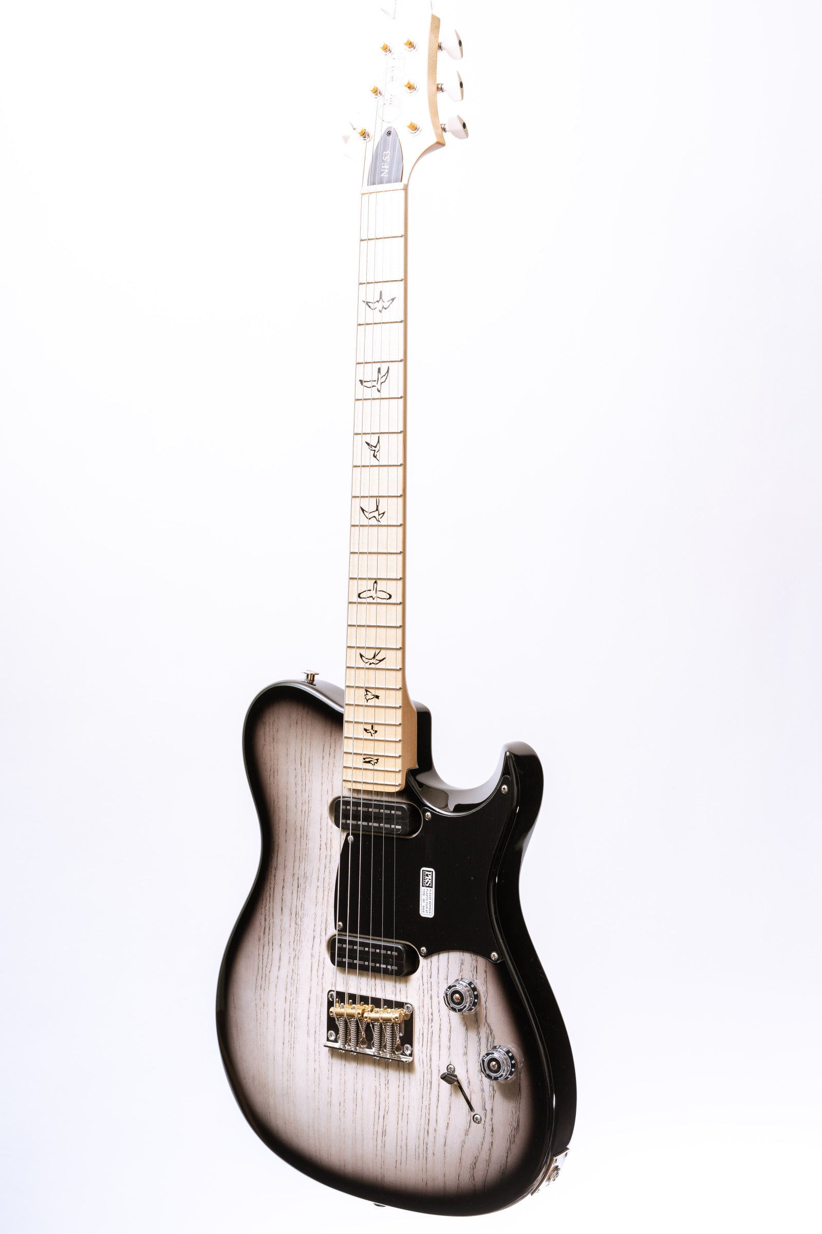 PRS NF 53 in White Doghair Smokeburst