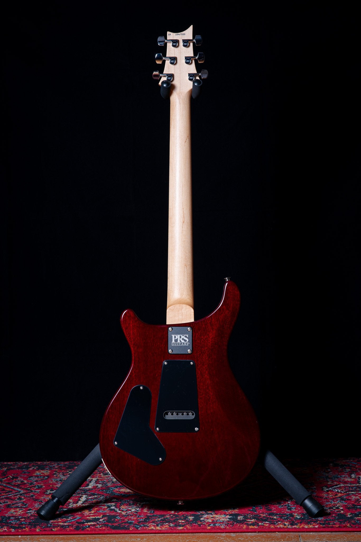 PRS CE 24 Semi-Hollow in Fire Red Burst