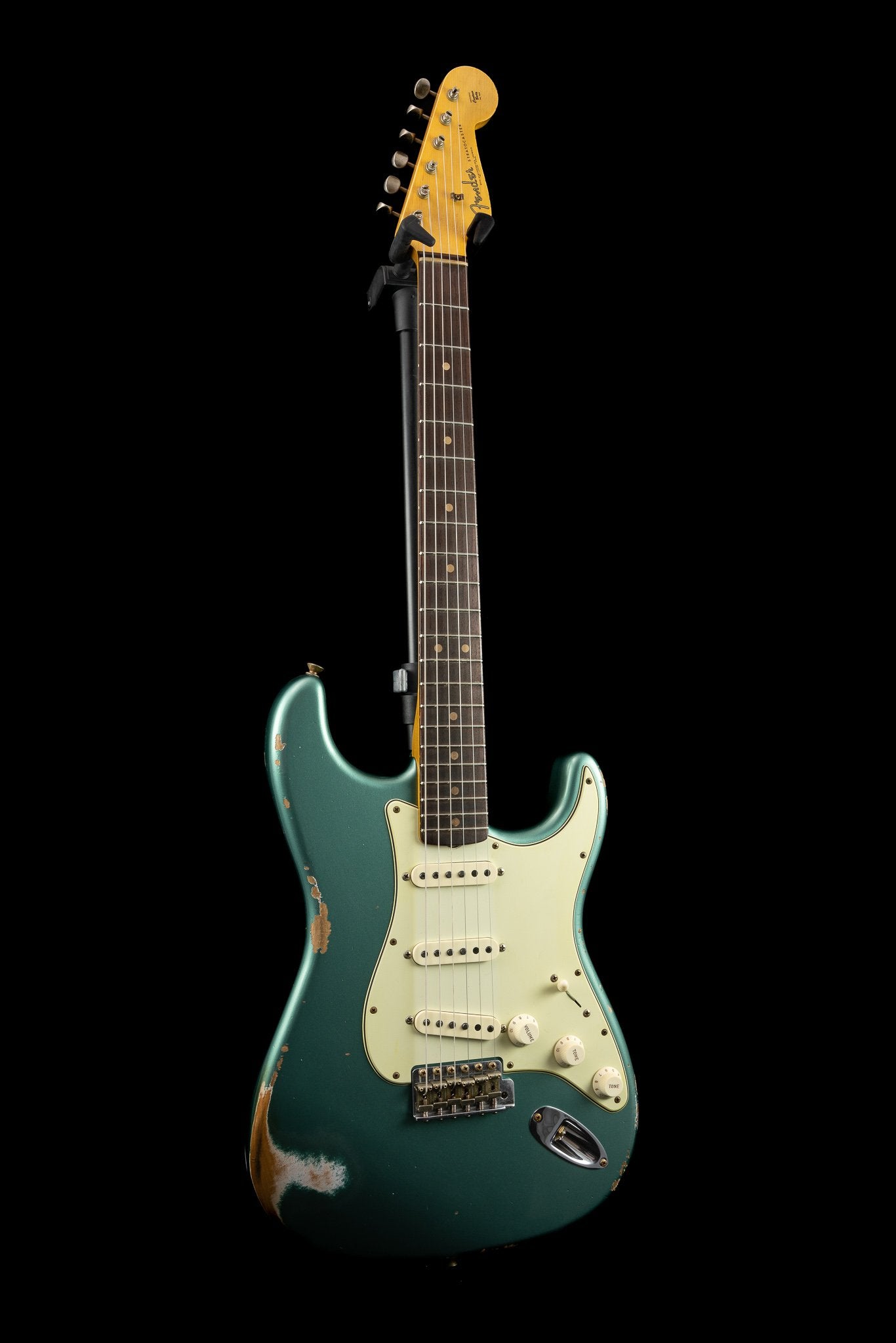 Fender Custom Shop LTD '63 Stratocaster Heavy Relic in Faded Aged Sherwood Green Metallic