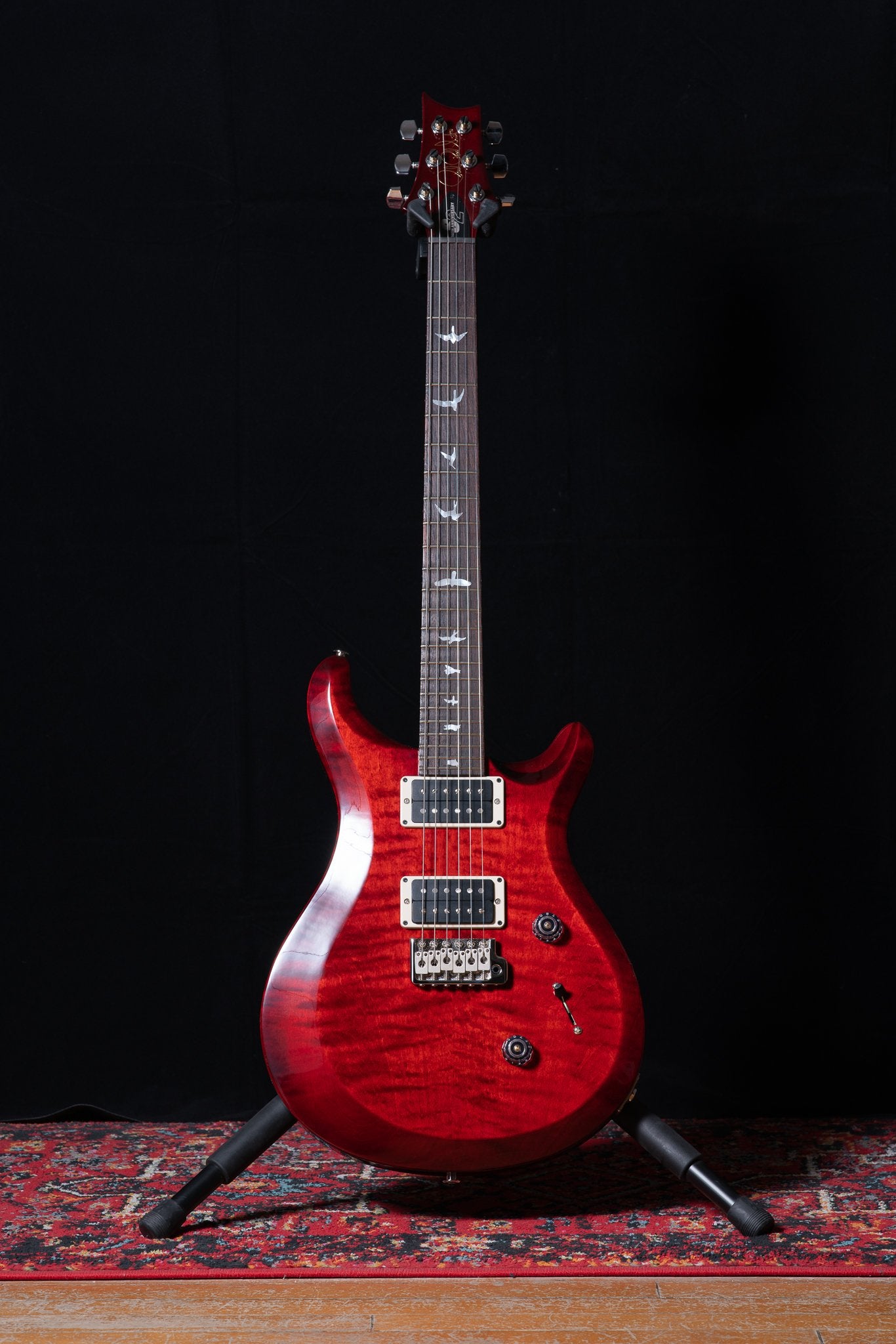 PRS 10th Anniversary S2 Custom 24 LTD in Fire Red Burst