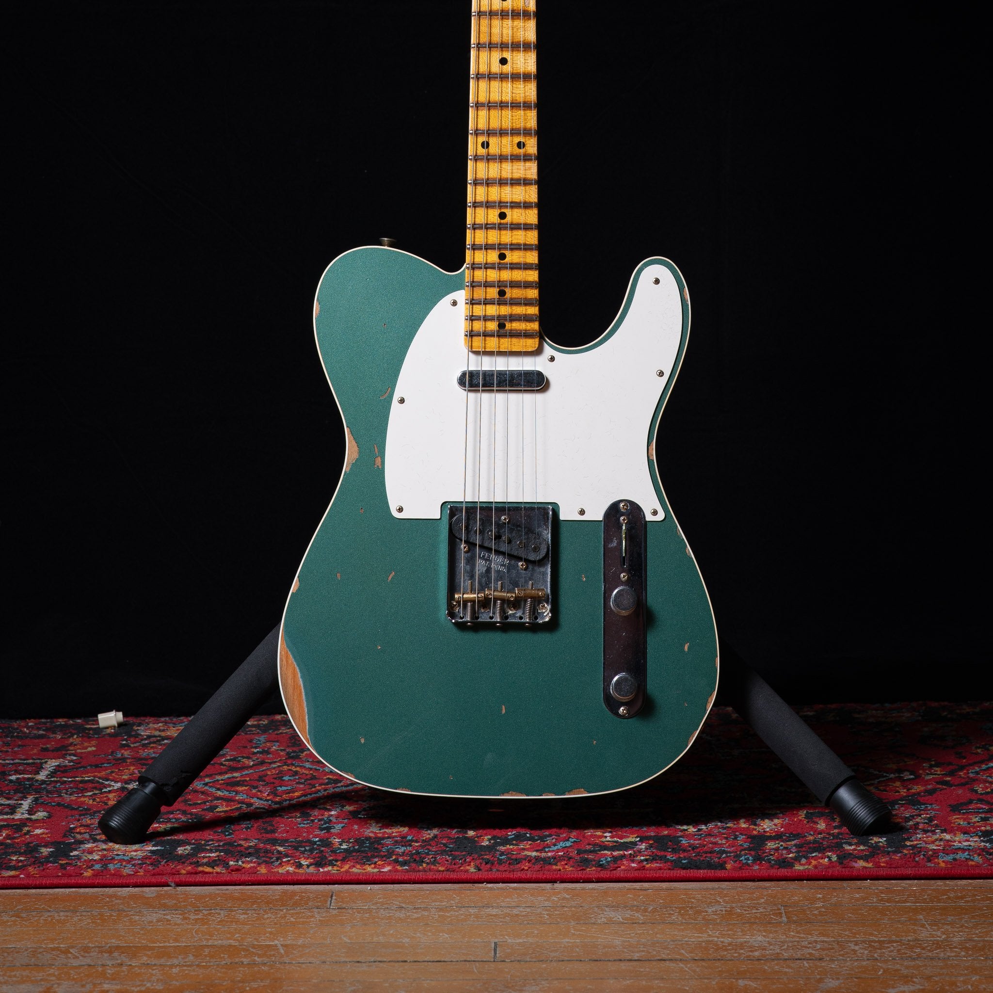 Fender Custom Shop '59 Telecaster Custom Relic in Aged Sherwood Green Metallic