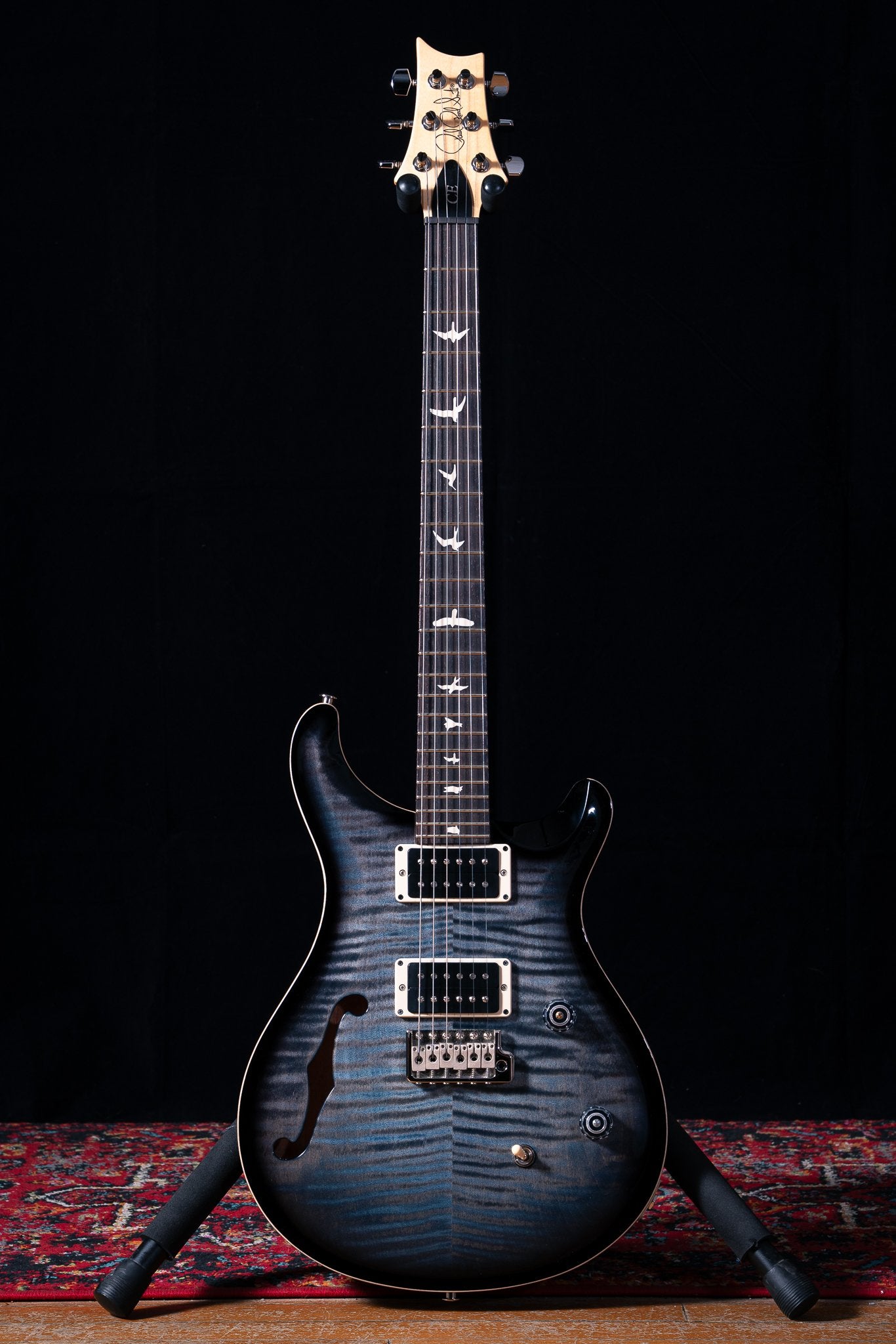 PRS CE 24 Semi-Hollow in Faded Blue Smokeburst