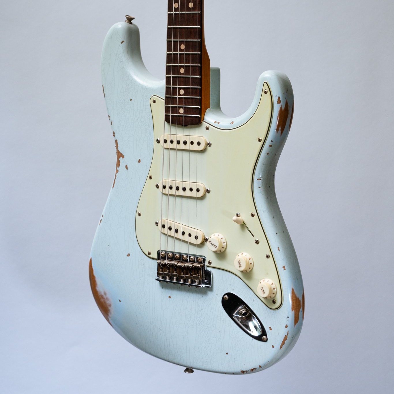 Fender Custom Shop LTD '63 Stratocaster Heavy Relic in Faded Aged Sonic Blue