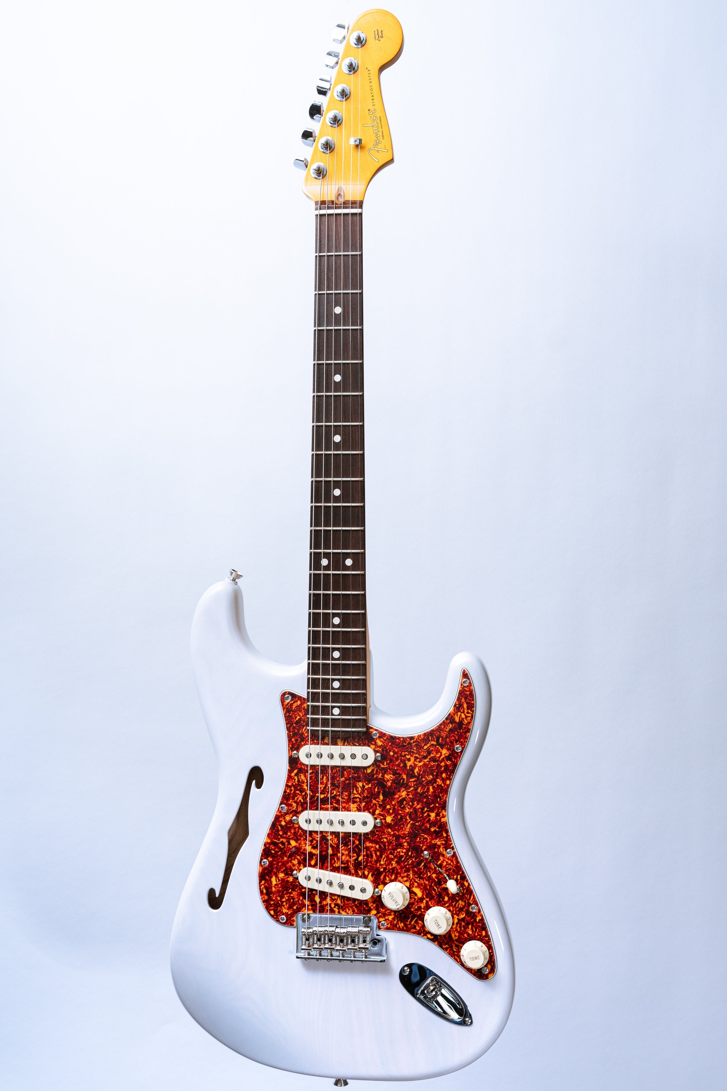 Fender LTD American Professional II Stratocaster Thinline in White Blonde
