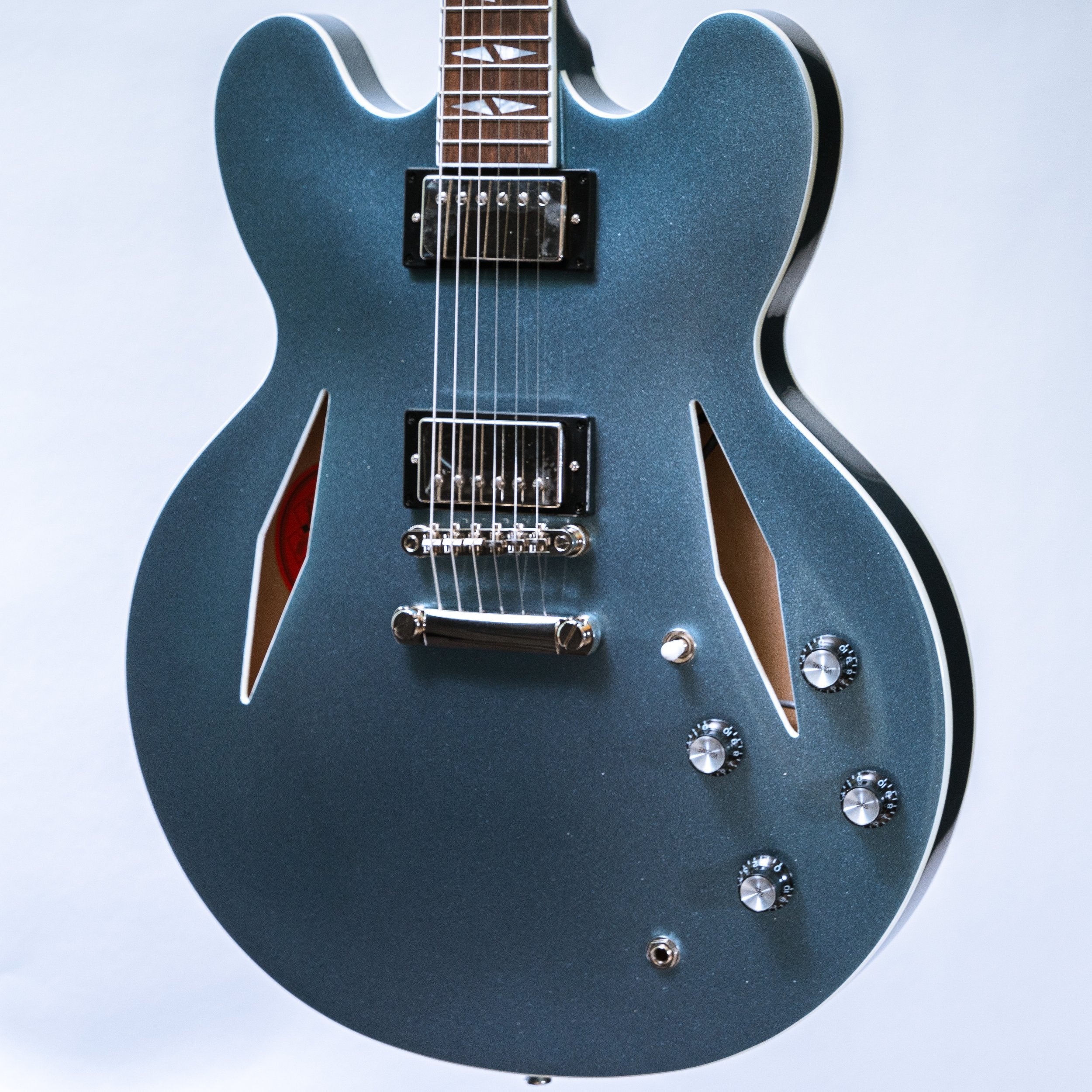 Epiphone Dave Grohl Signature DG-335 in Pelham Blue – Lidgett Music