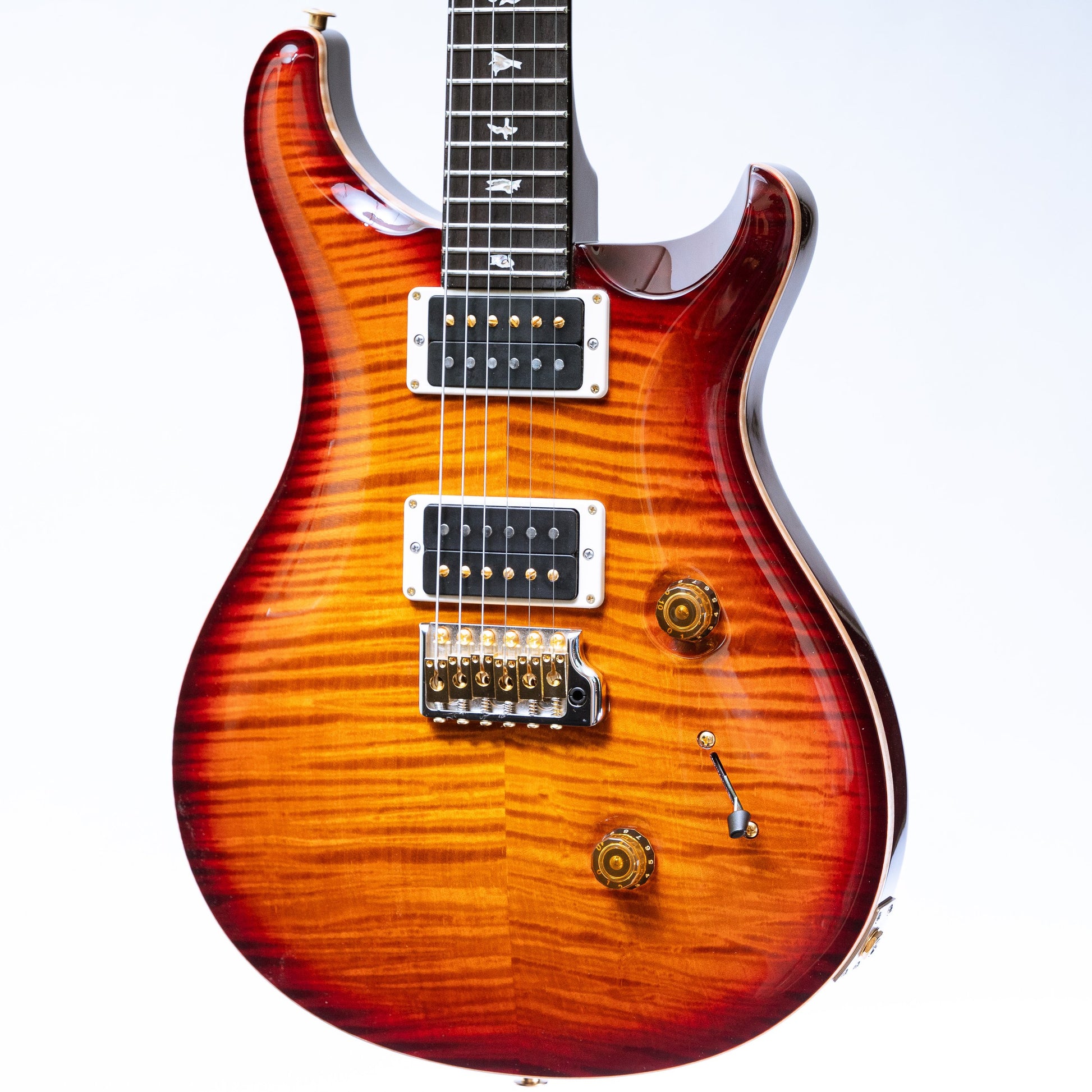 PRS Custom 24 10-Top in Dark Cherry Burst