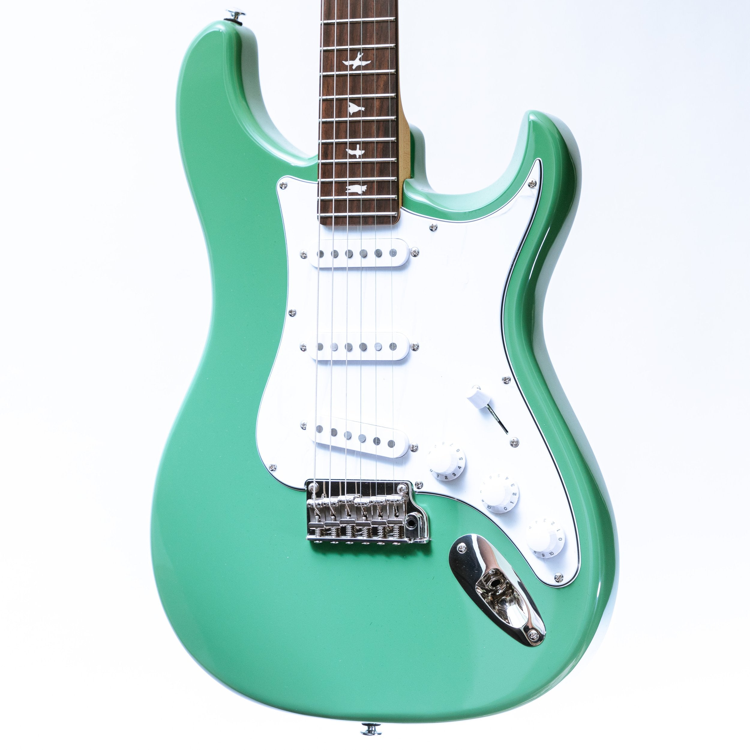 PRS SE Silver Sky in Evergreen