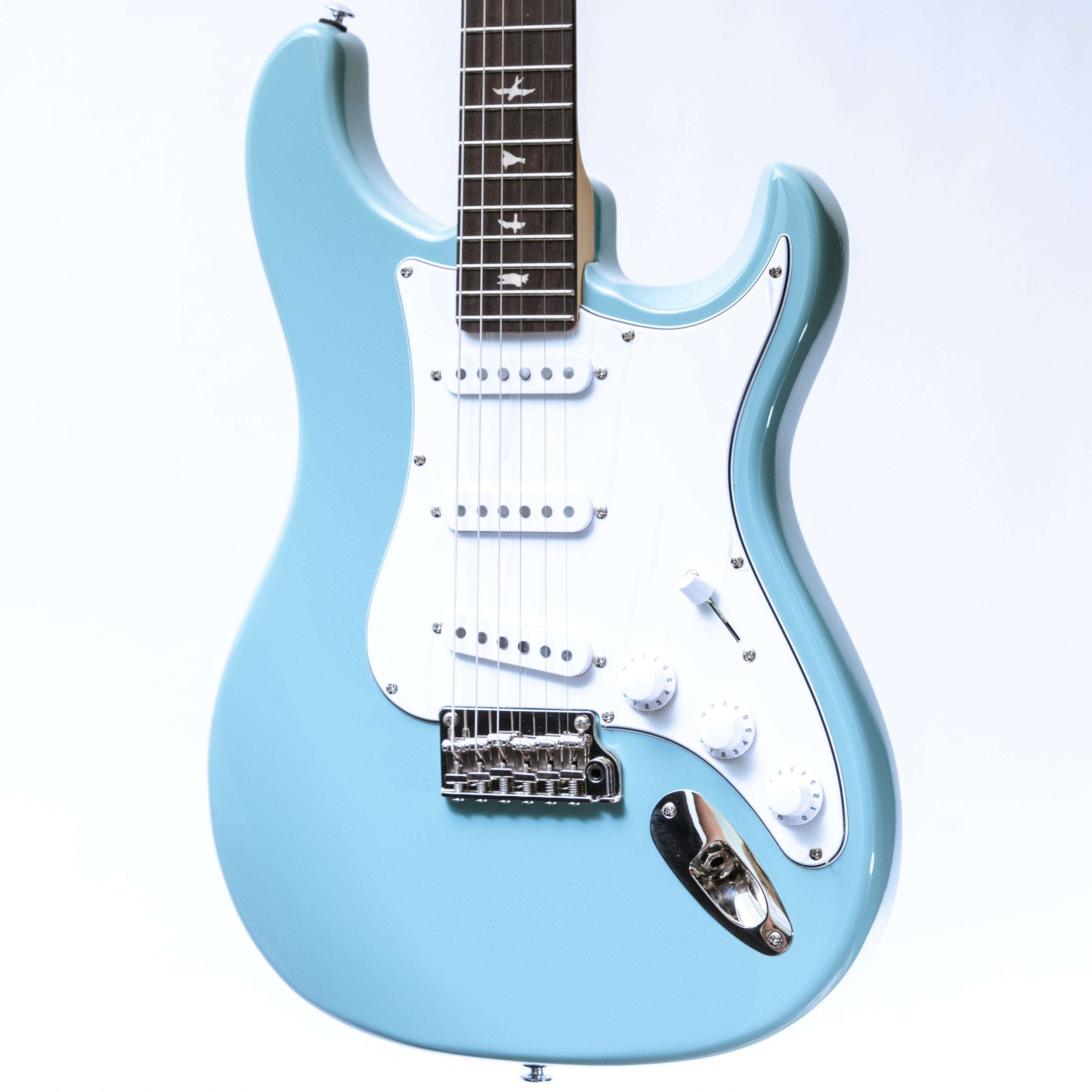 PRS SE SilverSky（Stone Blue） PRS SE Silver Sky Stone Blue w/bag – Tone Shop Guitars