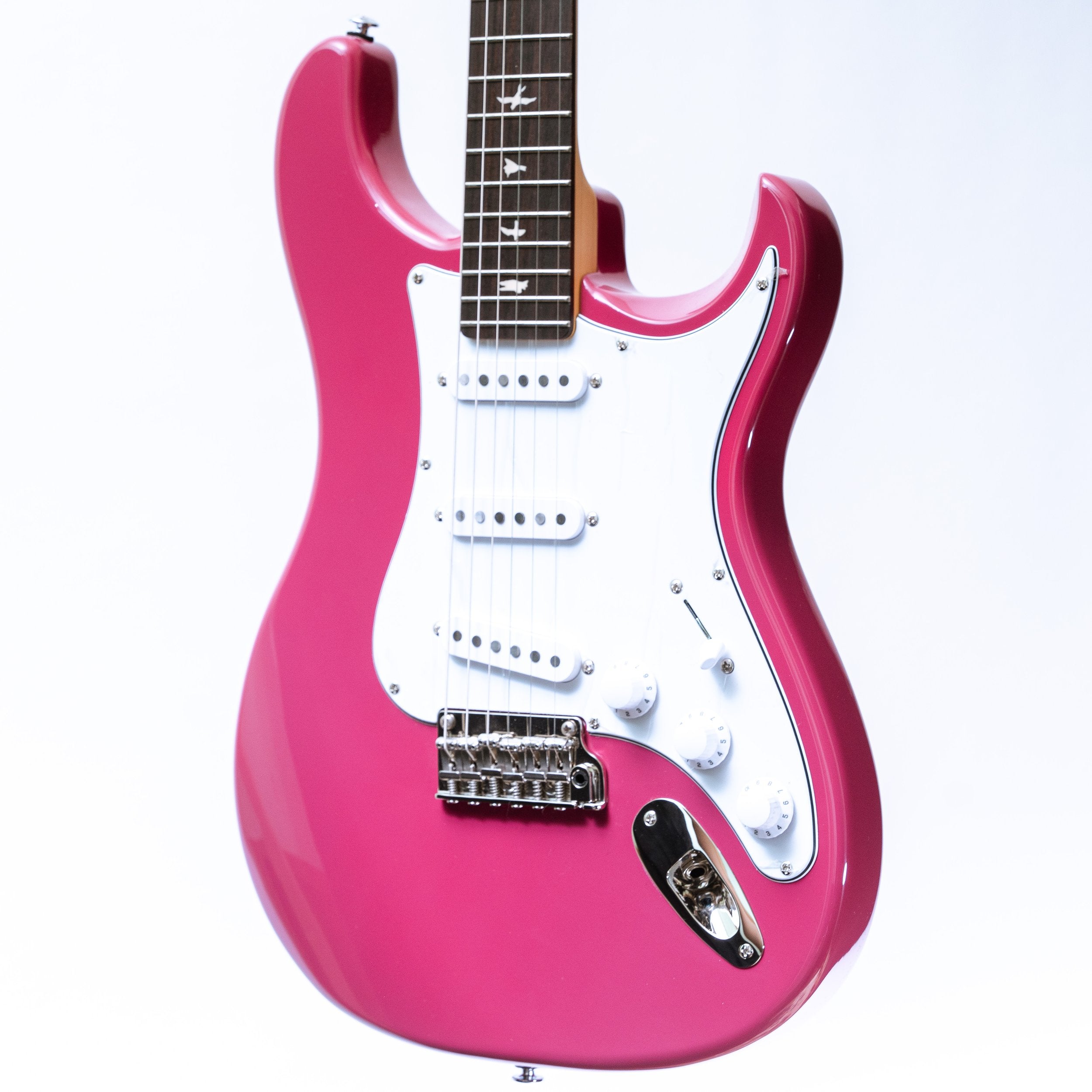 PRS SE Silver Sky in Dragonfruit