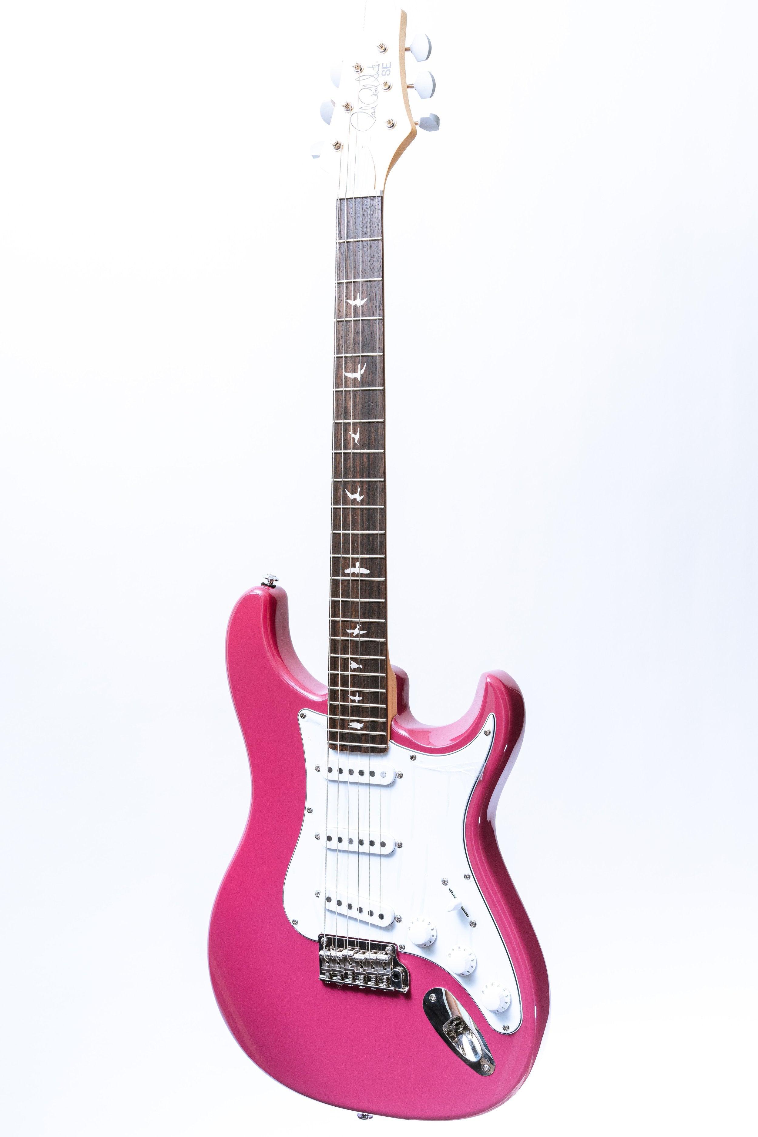 PRS SE Silver Sky in Dragonfruit