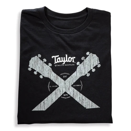 Taylor Distressed Crossing Guitars Tee Medium