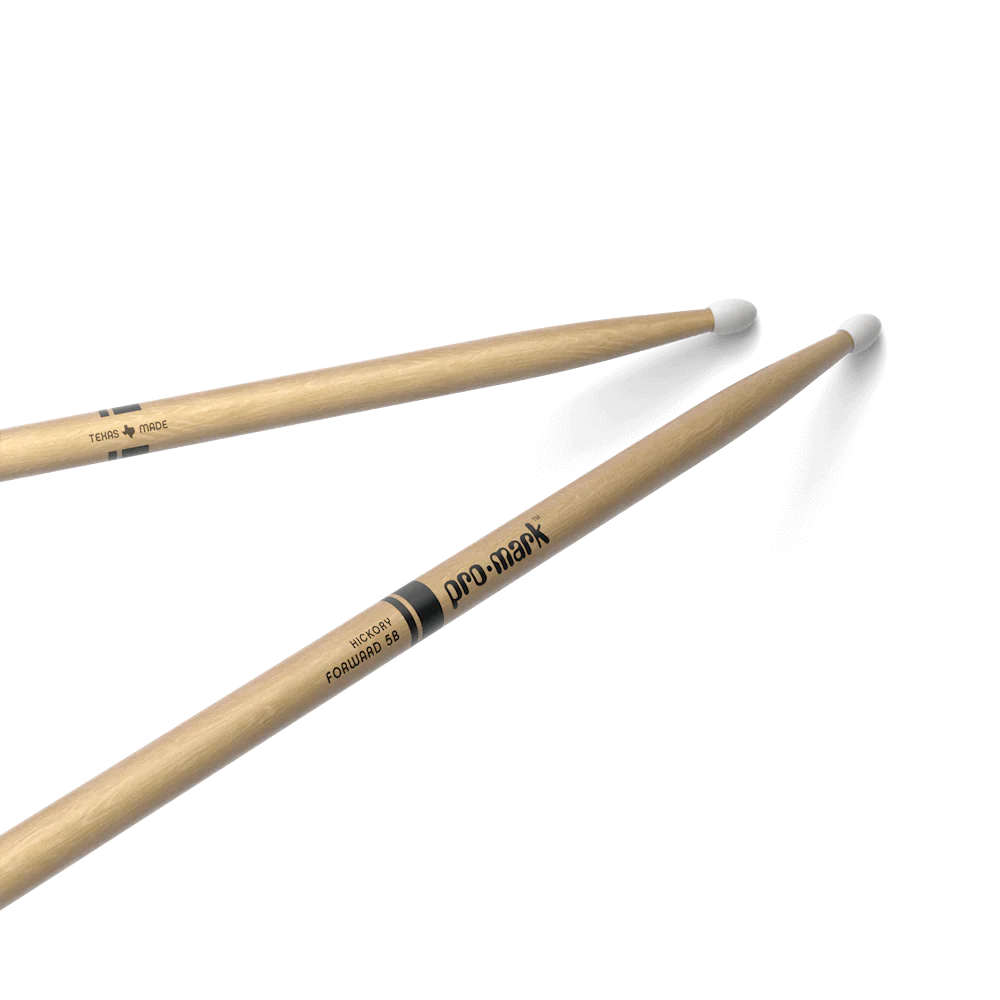 Promark Classic Forward DrumSticks - Hickory - 5B - Nylon Tip