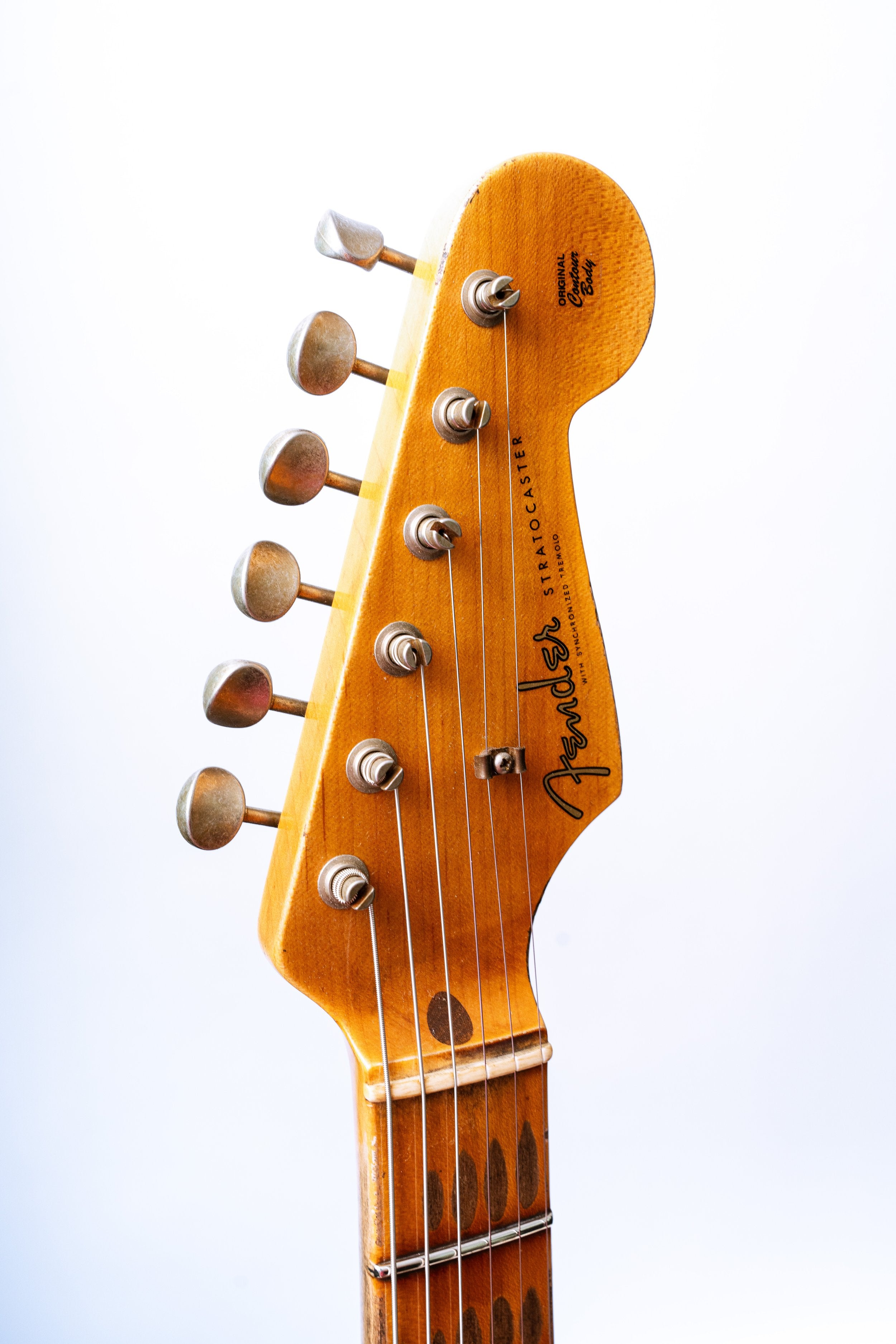 Fender Custom Shop Ancho Poblano Stratocaster Relic in Opaque White Blonde