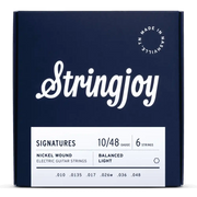 Stringjoy Signatures | Balanced Light Gauge (10-48) Nickel Wound Electric Guitar Strings