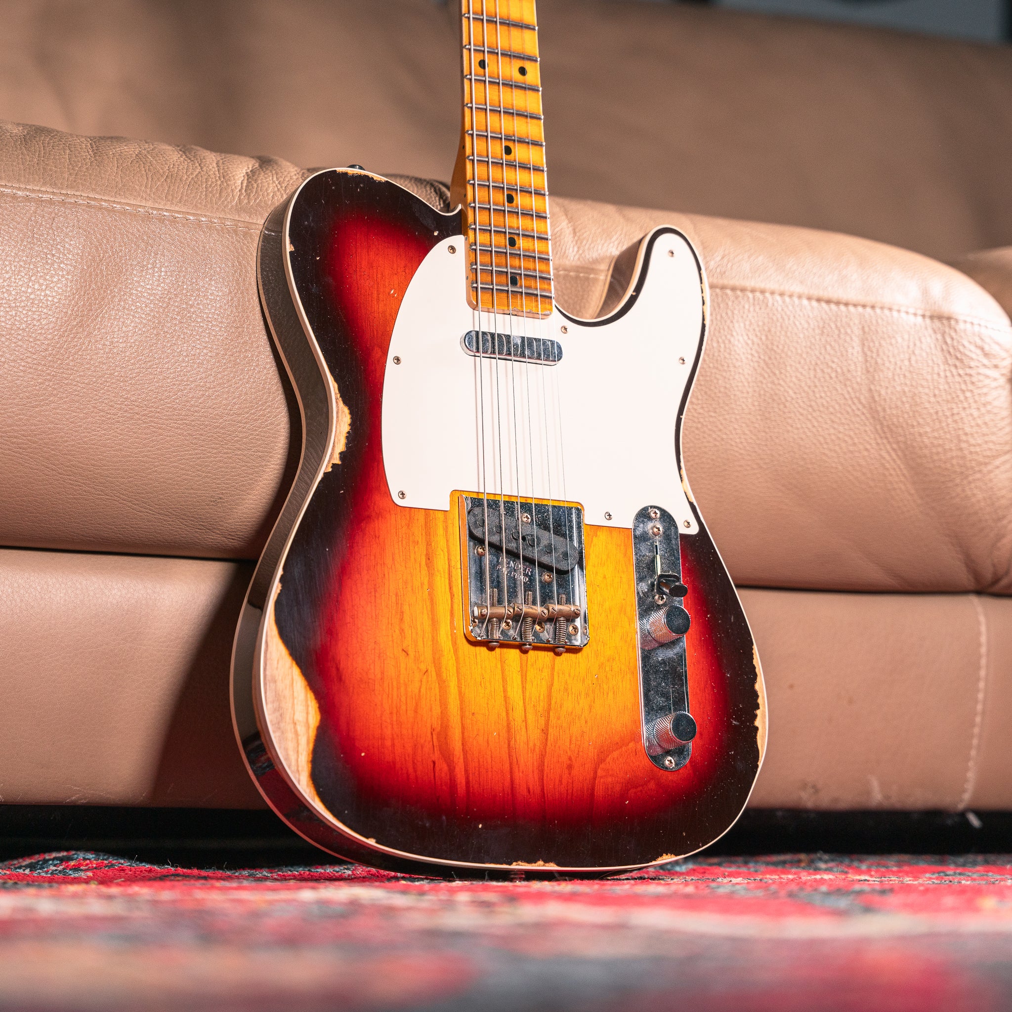 Fender Custom Shop '59 Telecaster Custom Relic in Wide-Fade Chocolate Sunburst, Pre-Owned