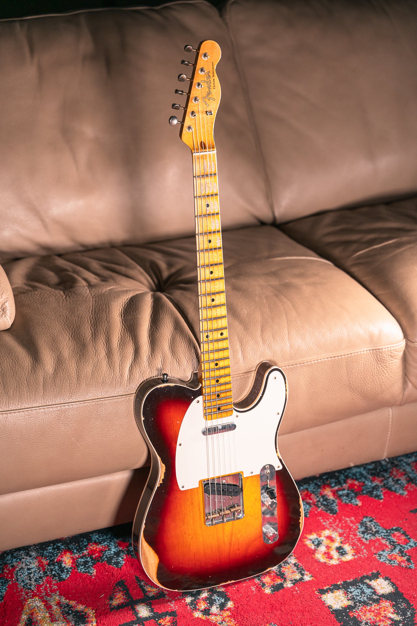 Fender Custom Shop '59 Telecaster Custom Relic in Wide-Fade Chocolate Sunburst, Pre-Owned