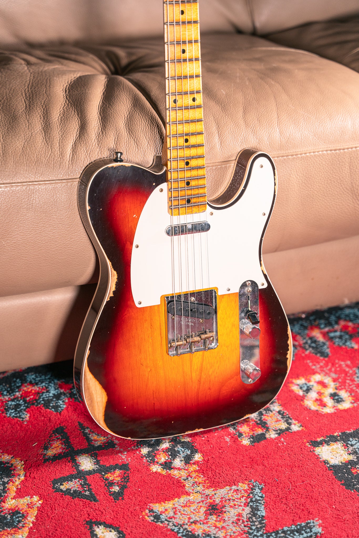 Fender Custom Shop '59 Telecaster Custom Relic in Wide-Fade Chocolate Sunburst, Pre-Owned