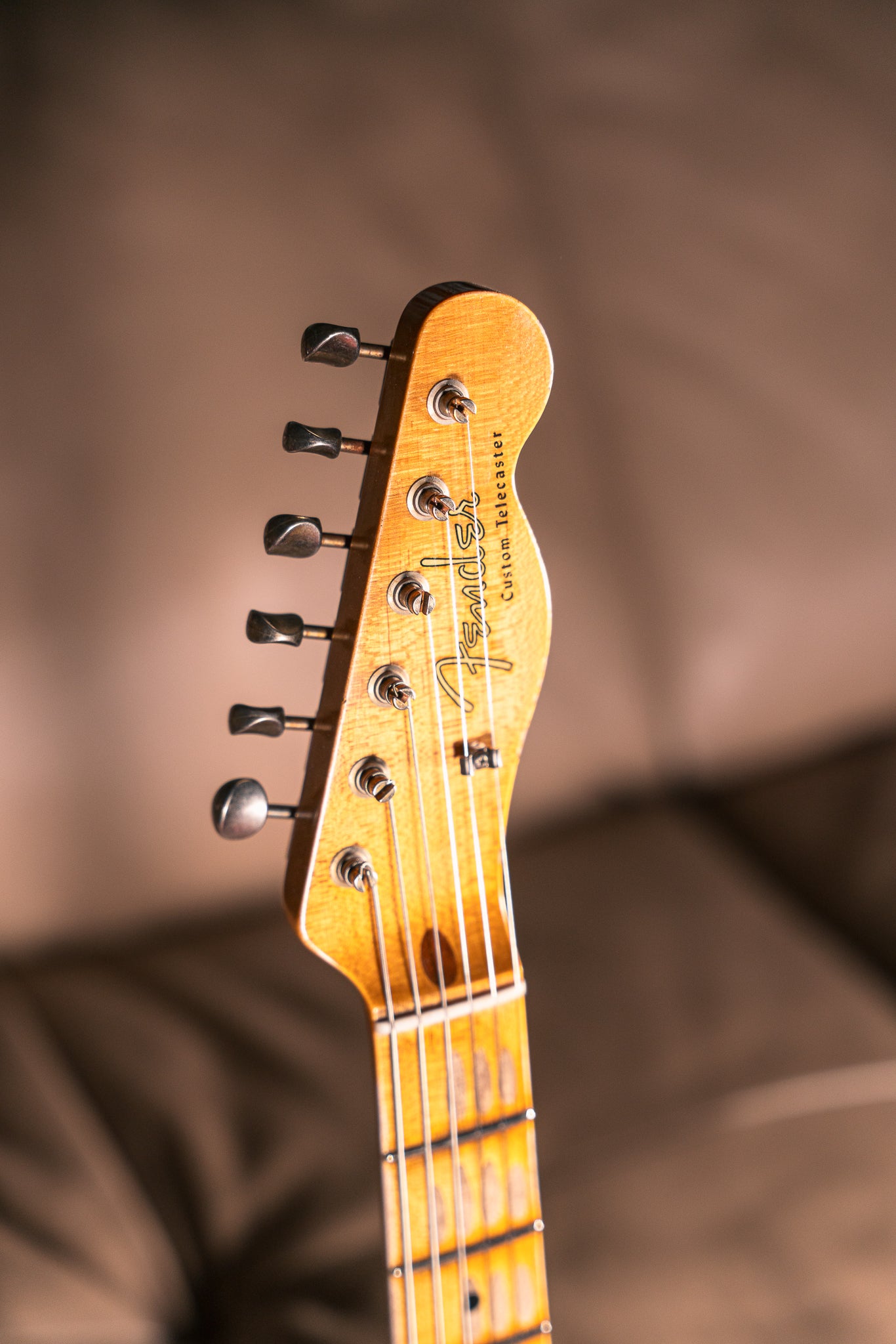 Fender Custom Shop '59 Telecaster Custom Relic in Wide-Fade Chocolate Sunburst, Pre-Owned