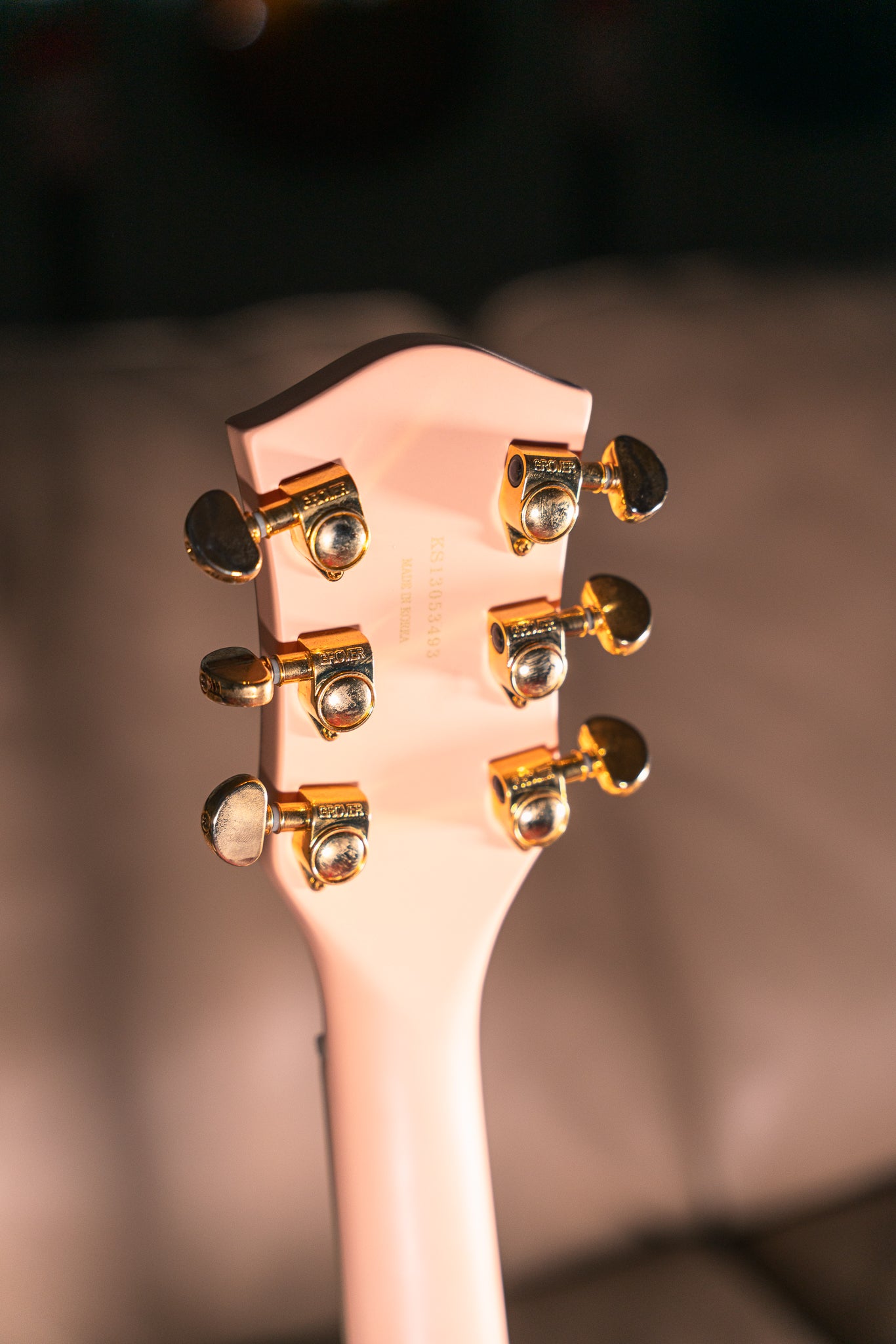 Gretsch - 2013 - G5191 Tim Armstrong in Man Salmon with Pinstriping by Hot Rod Walt
