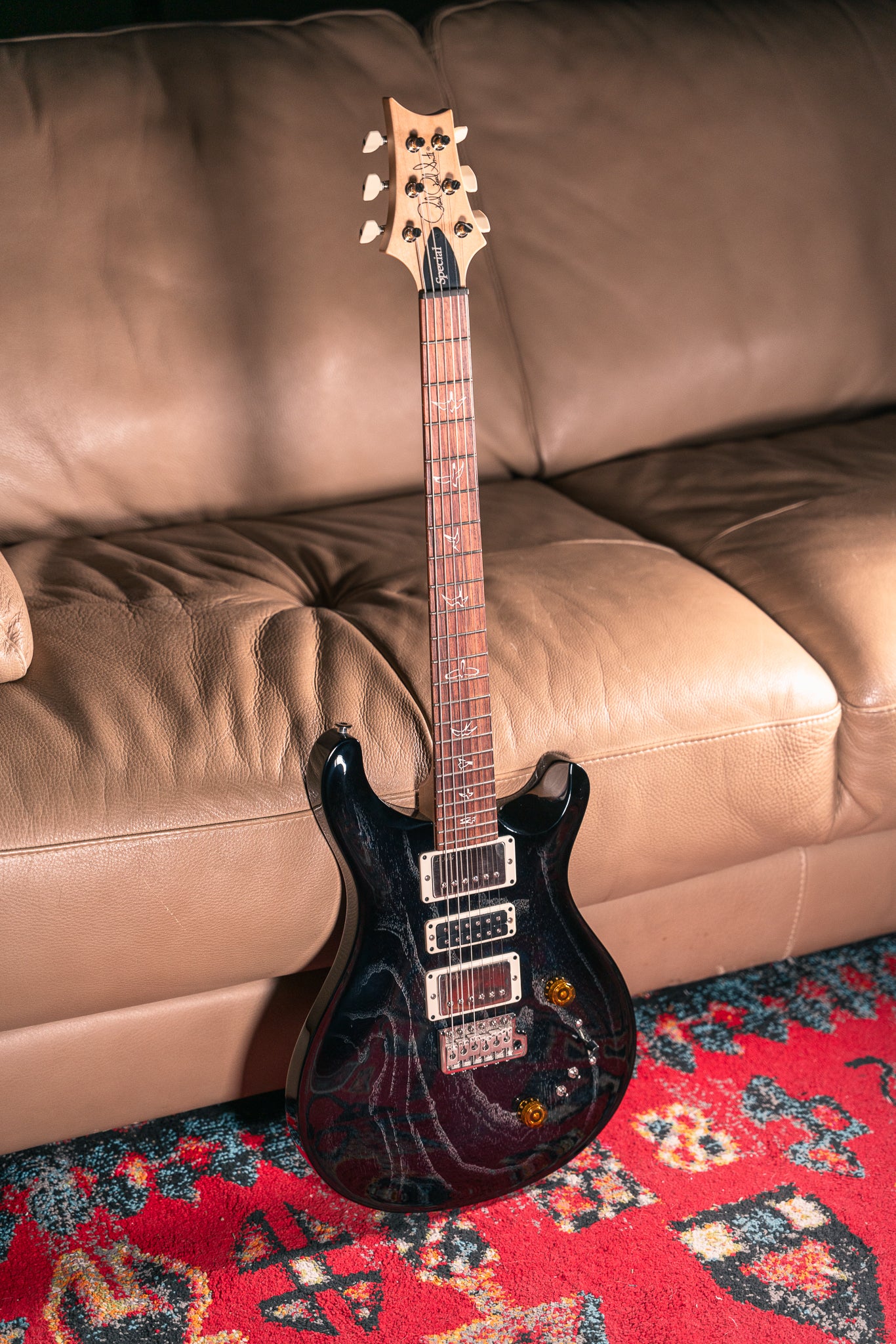 PRS Swamp Ash Special in Black Doghair Smokeburst