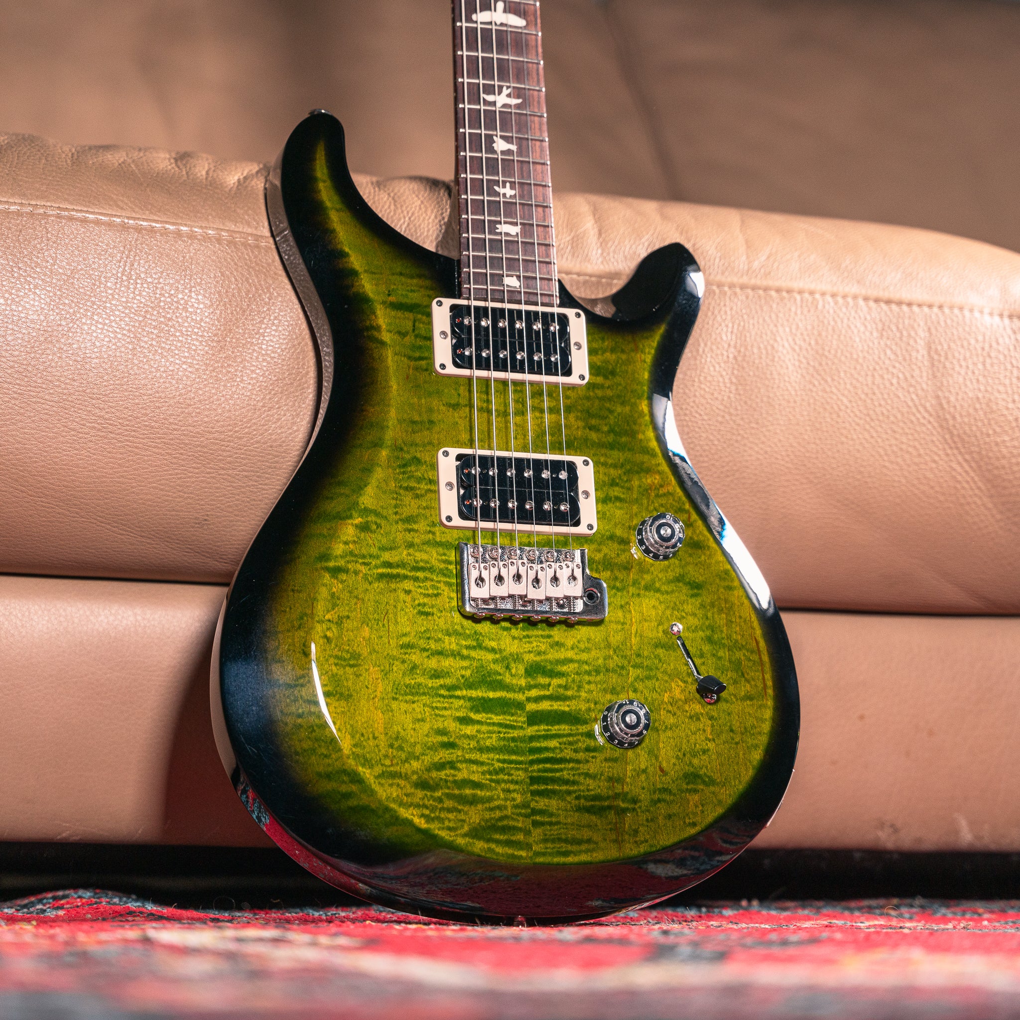 PRS S2 Custom 24 in Eriza Verde Smokewrap Burst