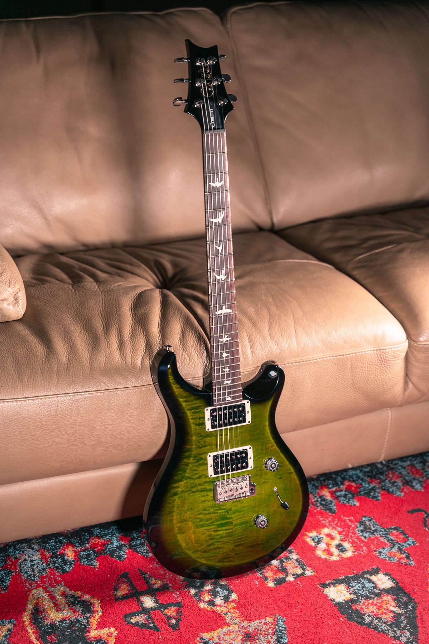 PRS S2 Custom 24 in Eriza Verde Smokewrap Burst