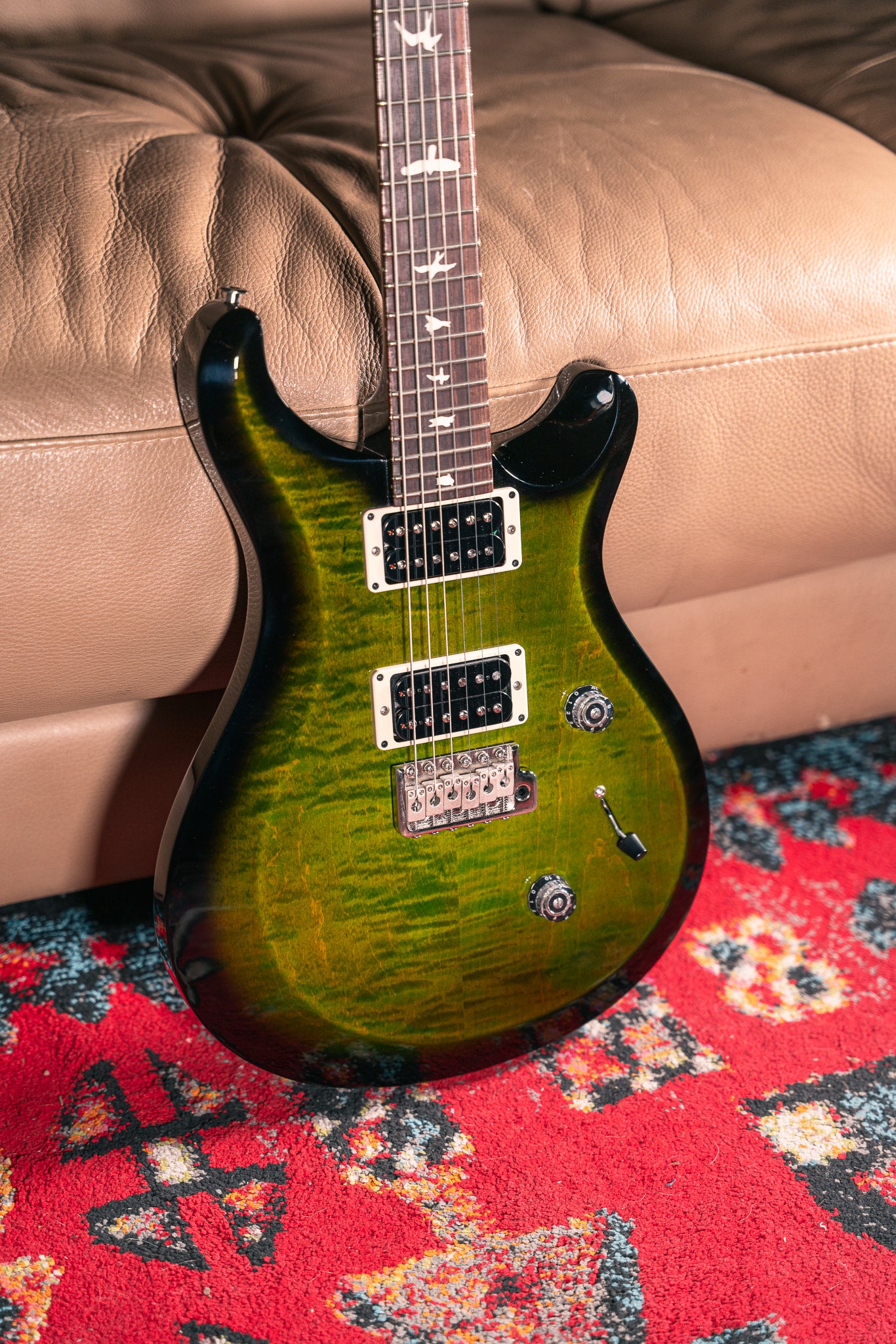 PRS S2 Custom 24 in Eriza Verde Smokewrap Burst